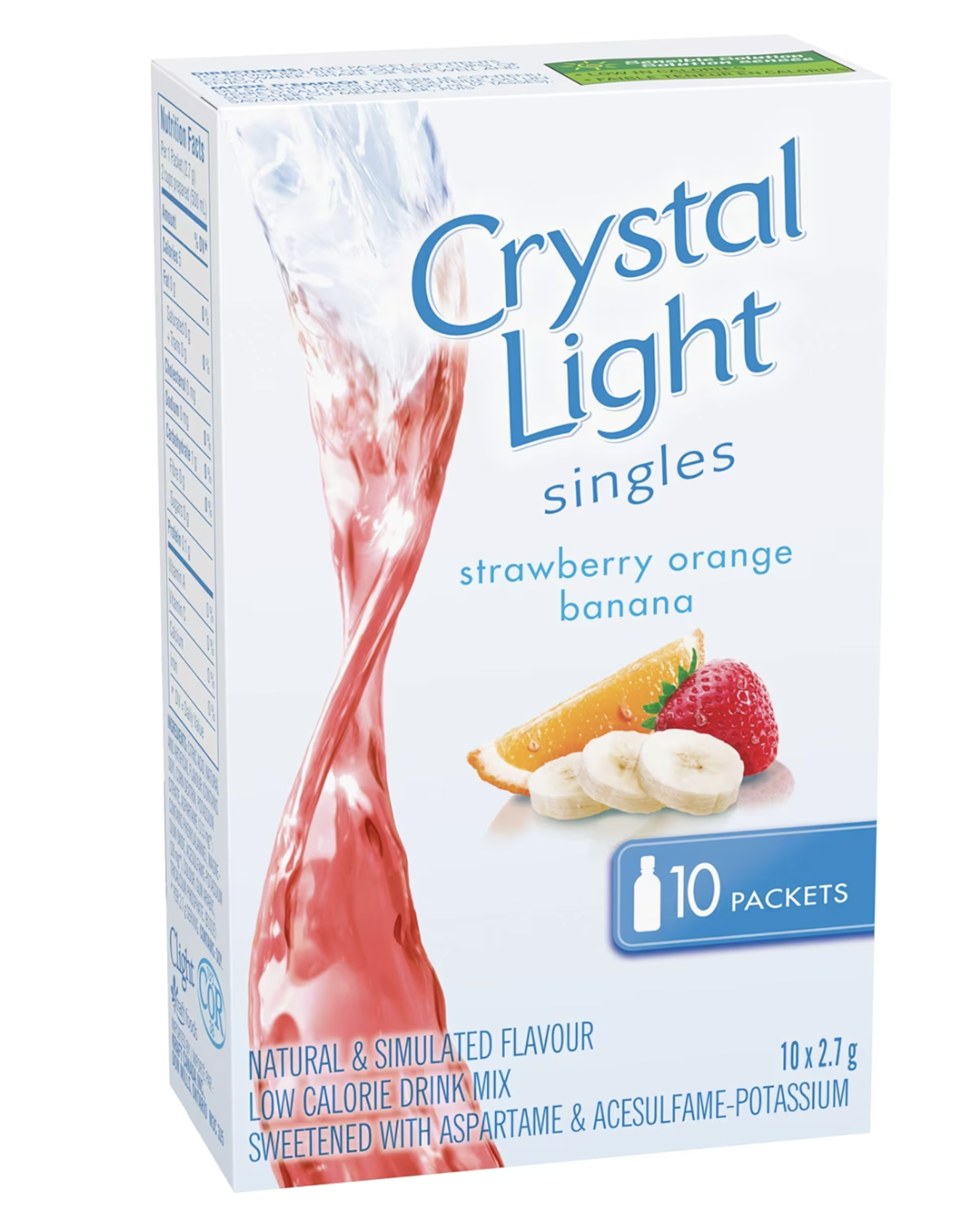 Crystal Light Drink Mix - Strawberry Orange Banana 10pk