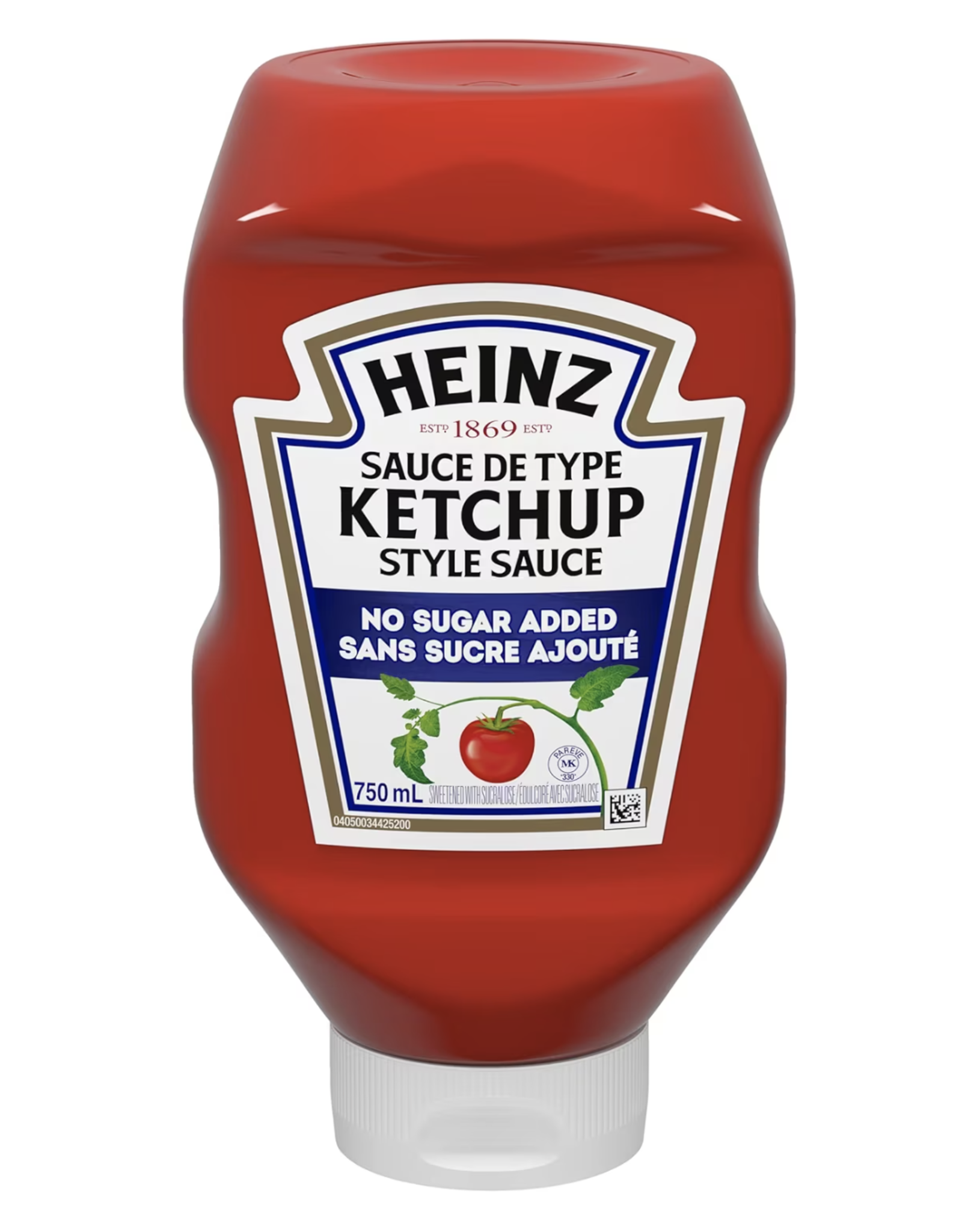 Heinz Ketchup No Sugar Added 750ml