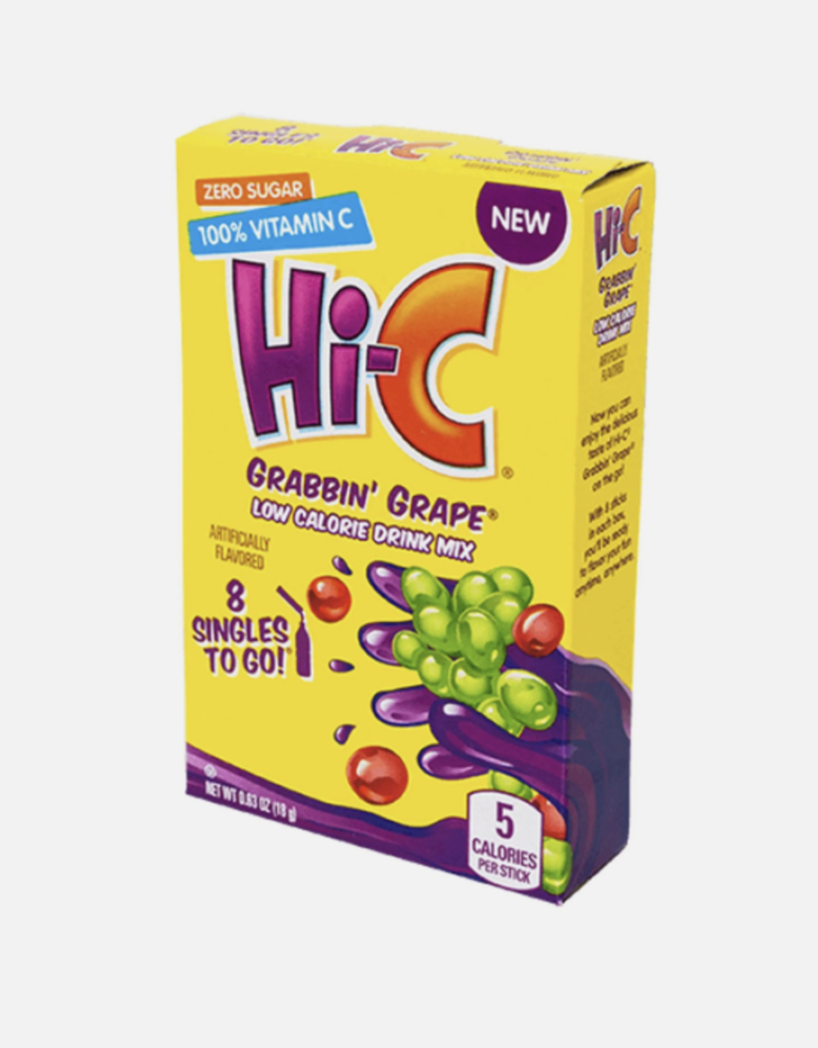 Hi-C Grape Drink Mix 8 pk