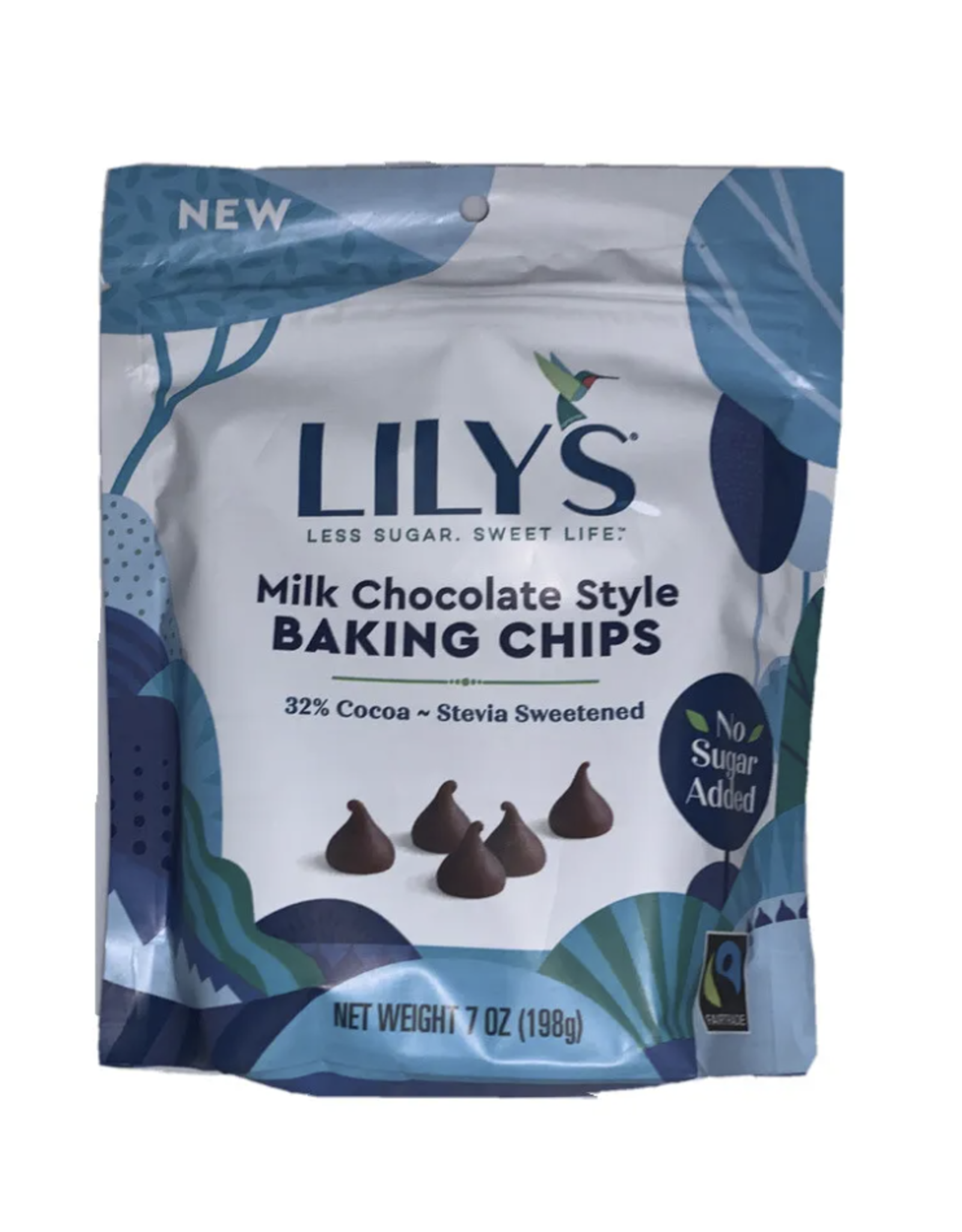 Lily's Sweets Lily's Chips Milk Chocolate 198g