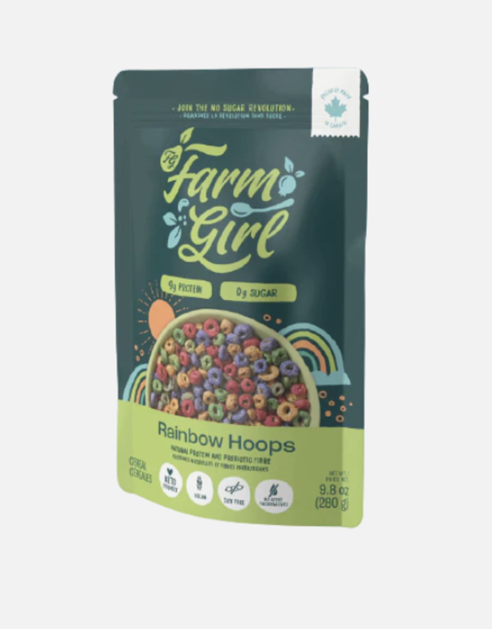 Farm Girl Farm Girl Cereal Rainbow Hoops