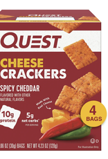Quest Quest Crackers Spicy Cheese 4pk