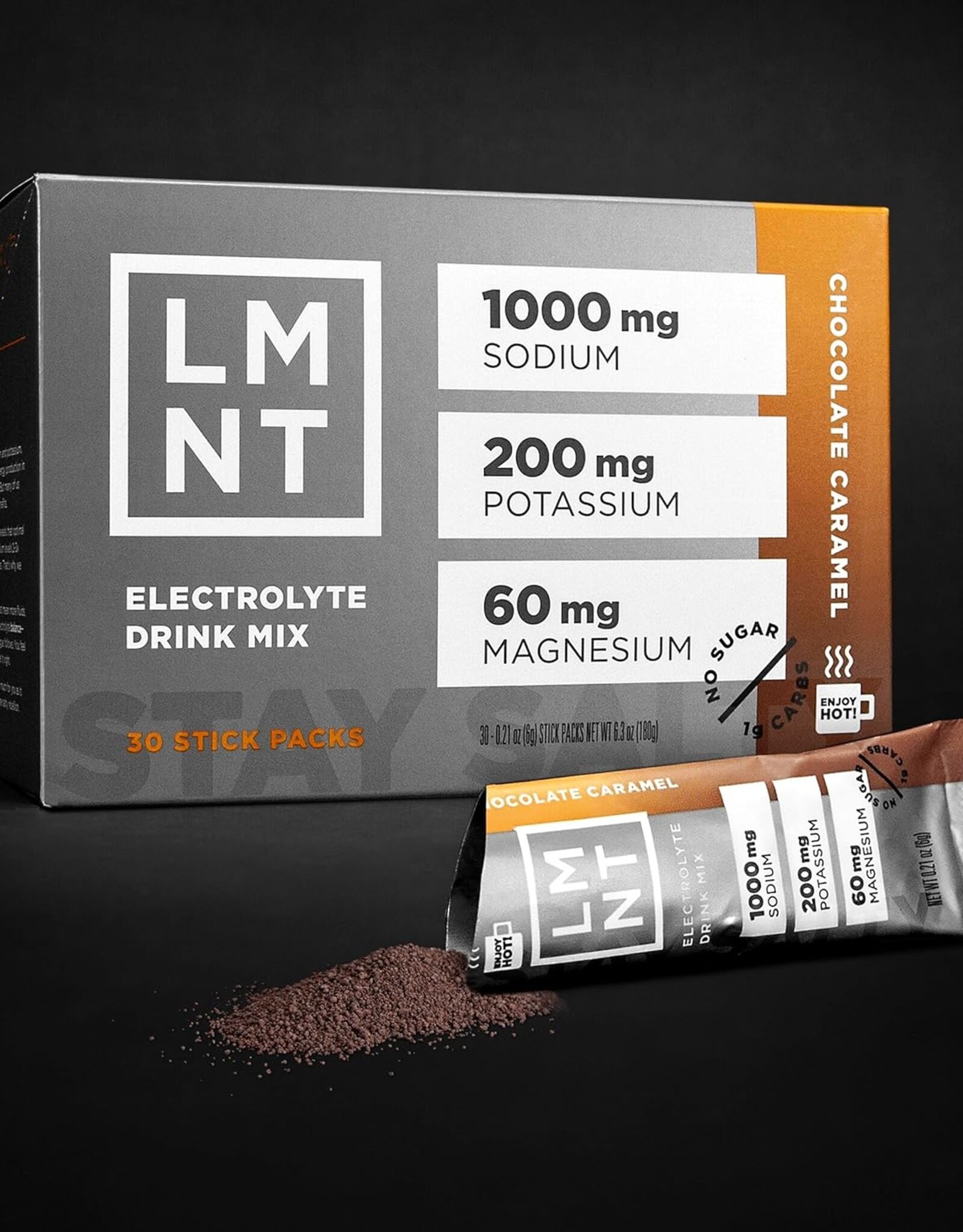 LMNT Electrolyte Choc Caramel Salt 30pk