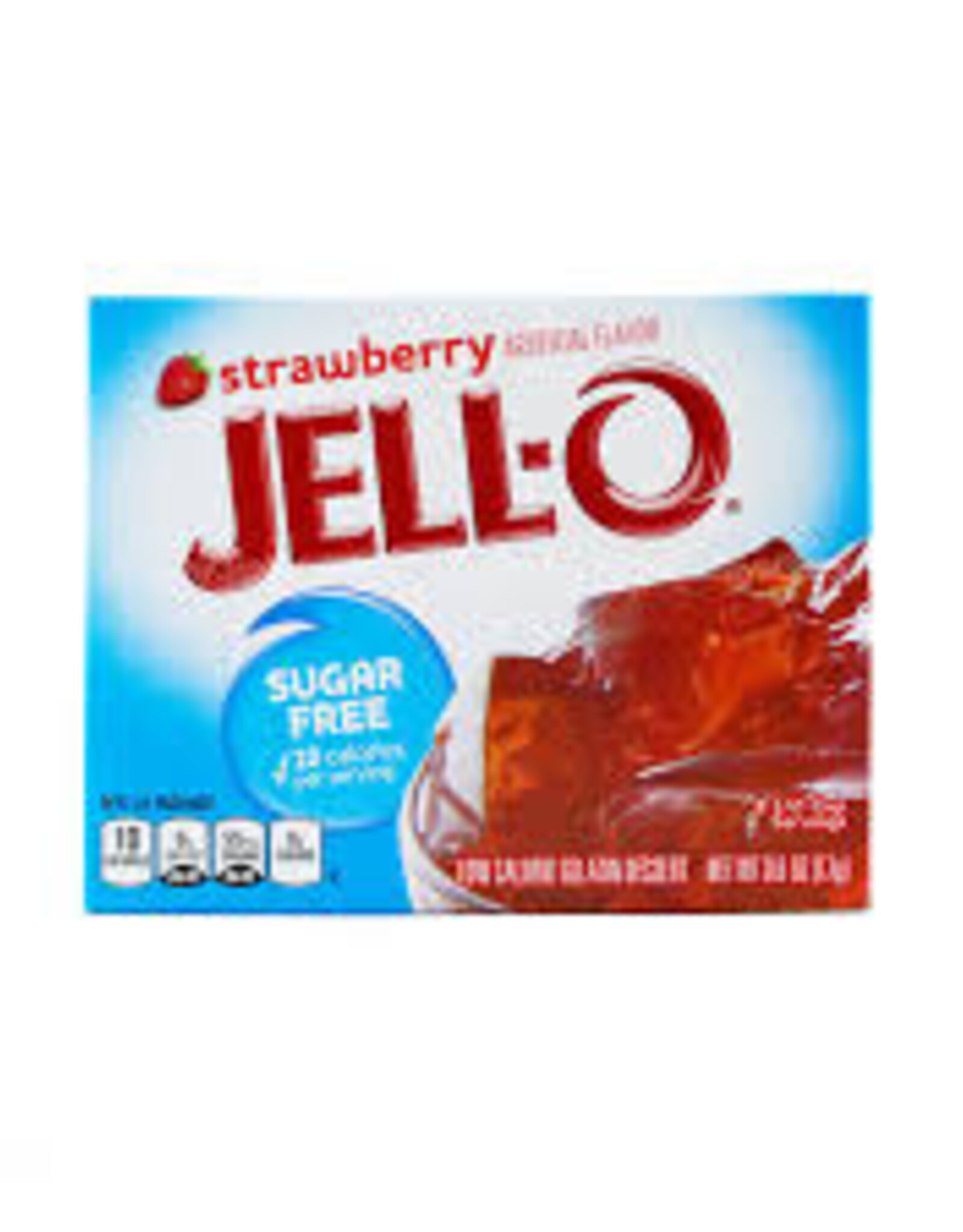 Jello Jello Gelatin Mix Strawberry 17g