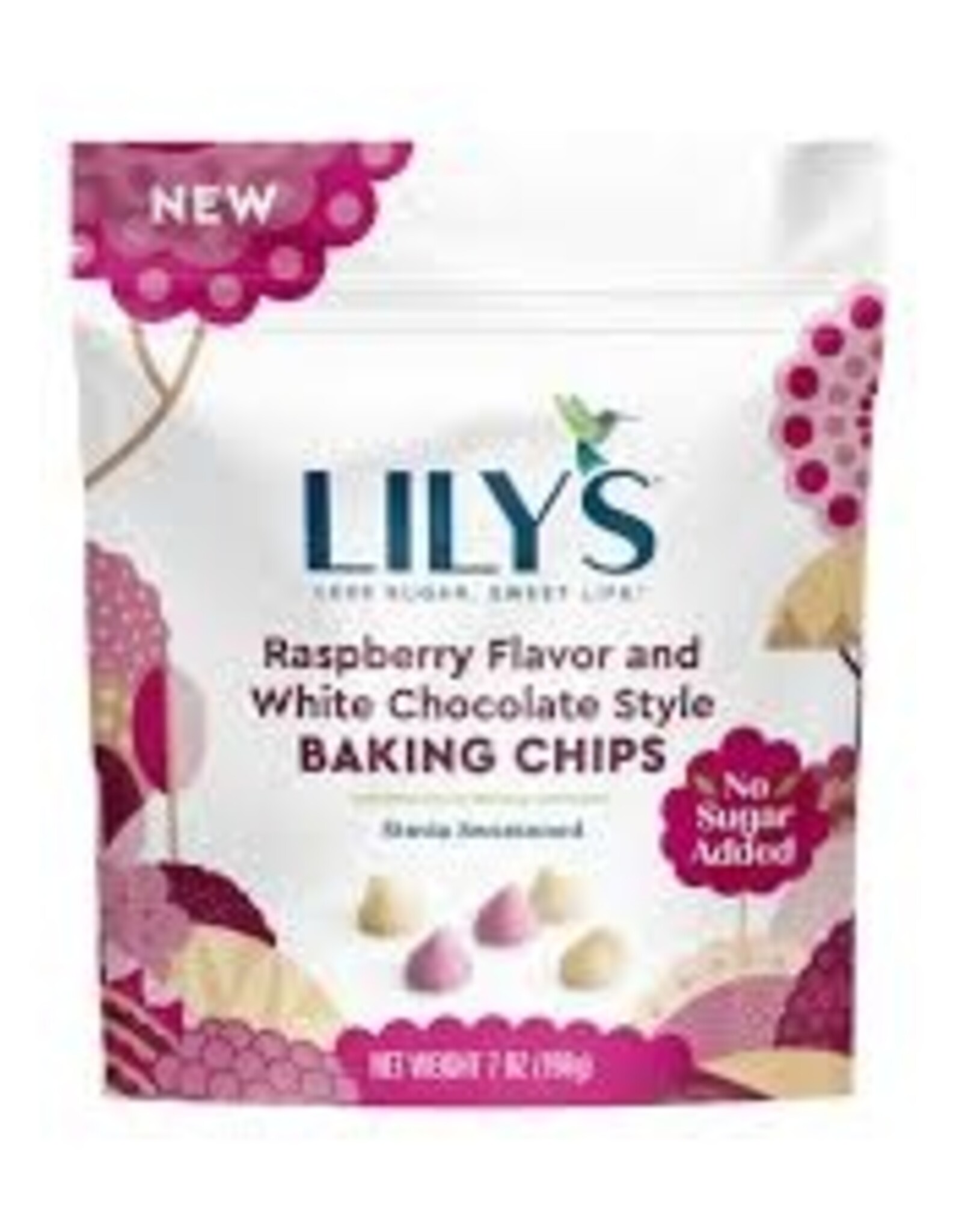 Lily's Sweets Lily's Chips Raspberry 198g