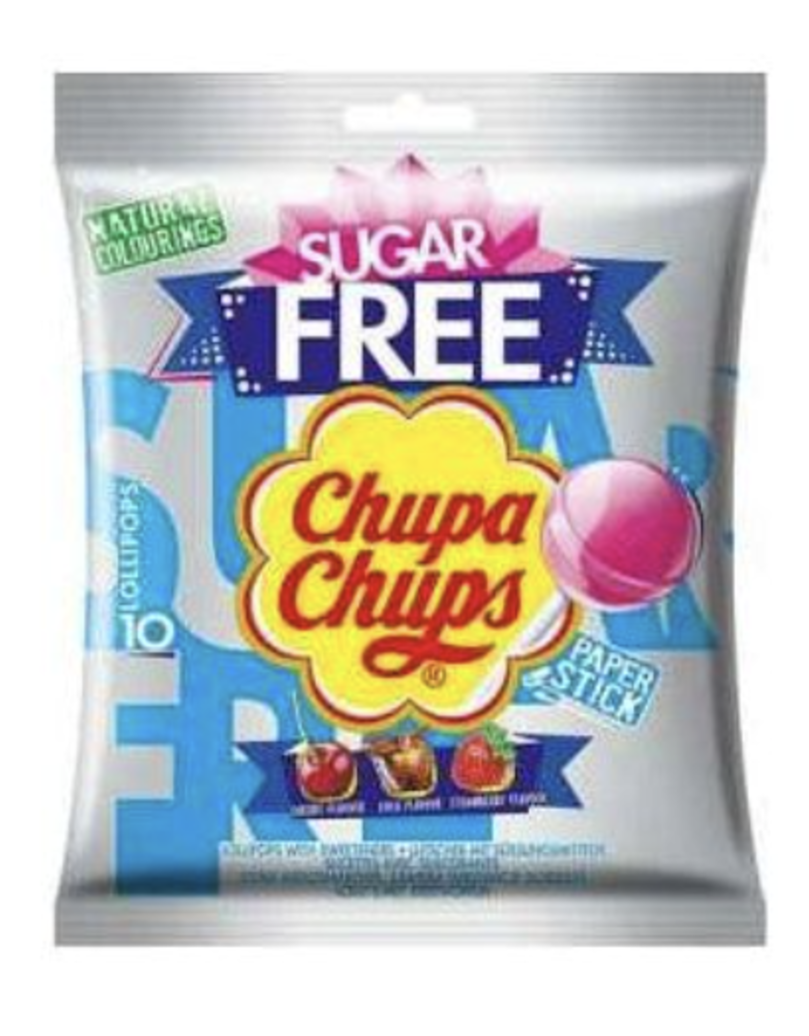 Chupa Chups Sugar Free 10pc