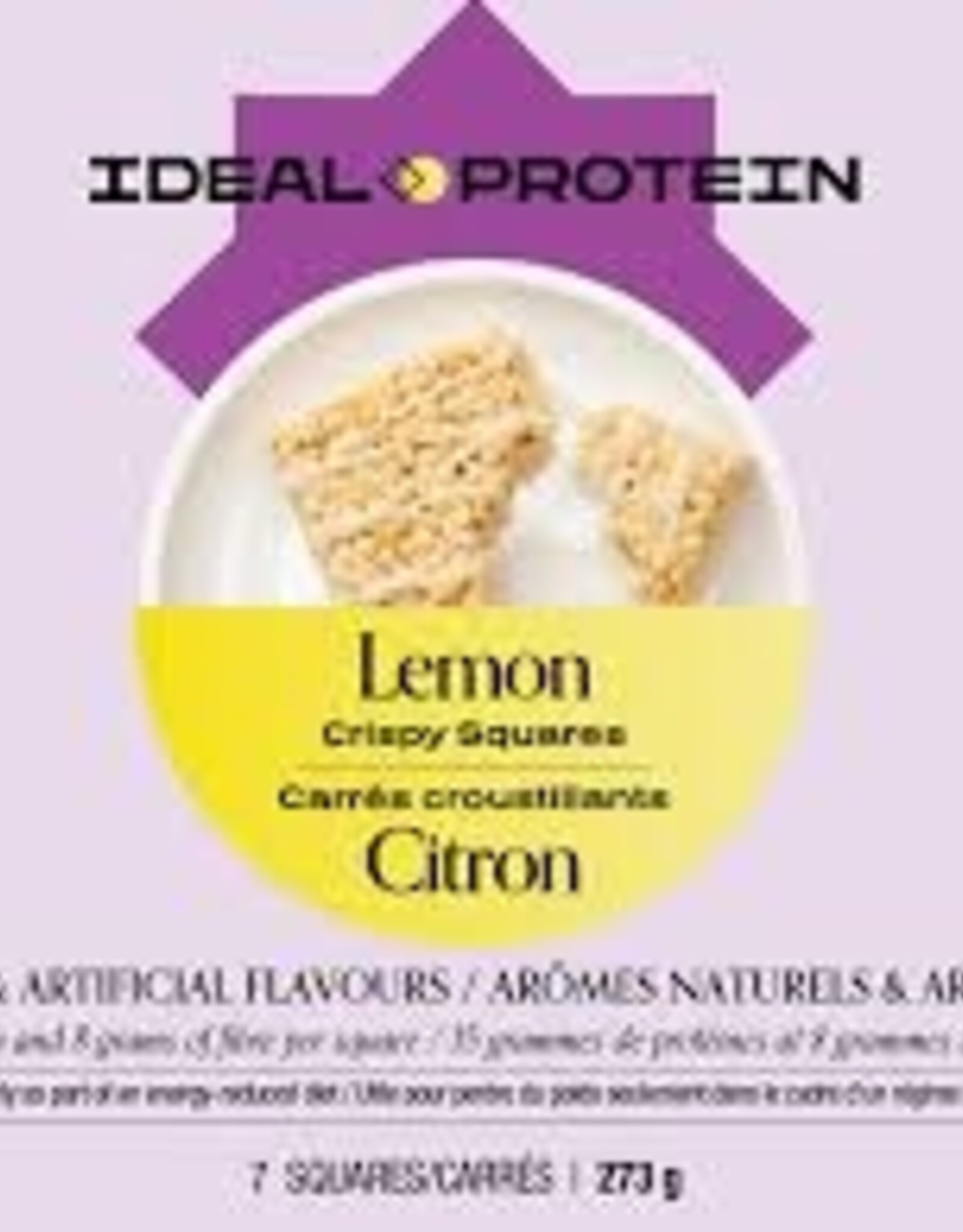 Ideal Protein Lemon Crispy Square