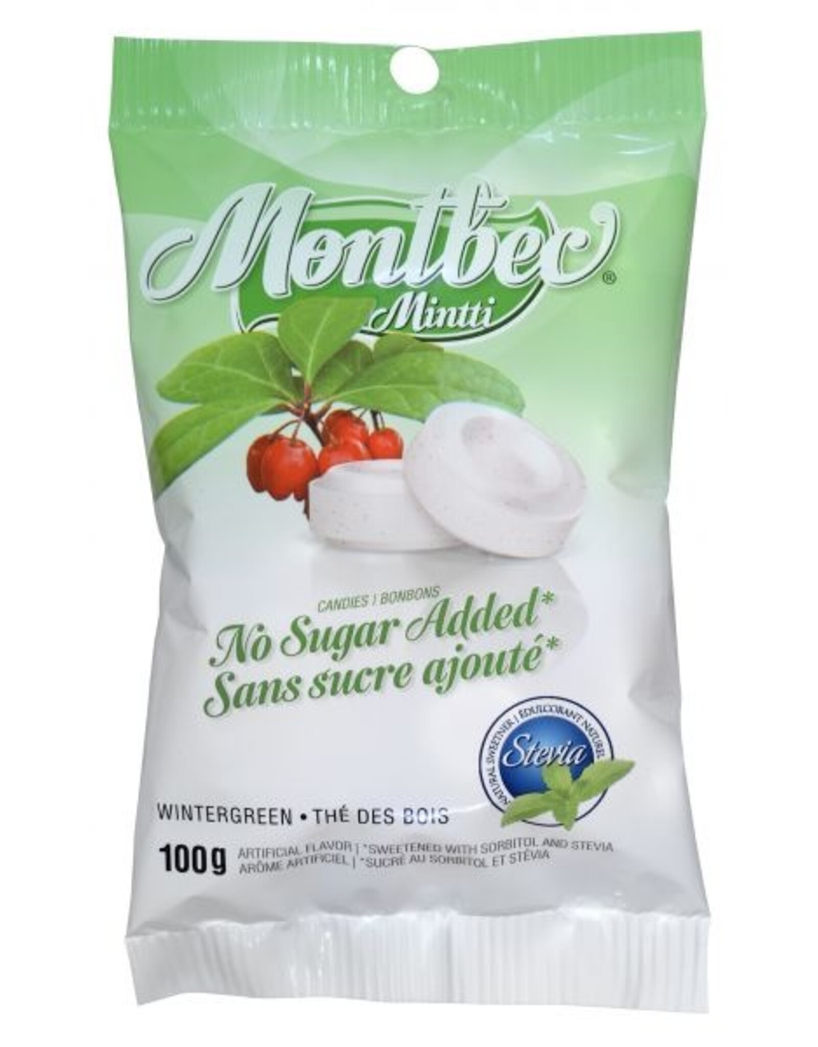 Montbec Hard Candy Wintergreen 100g