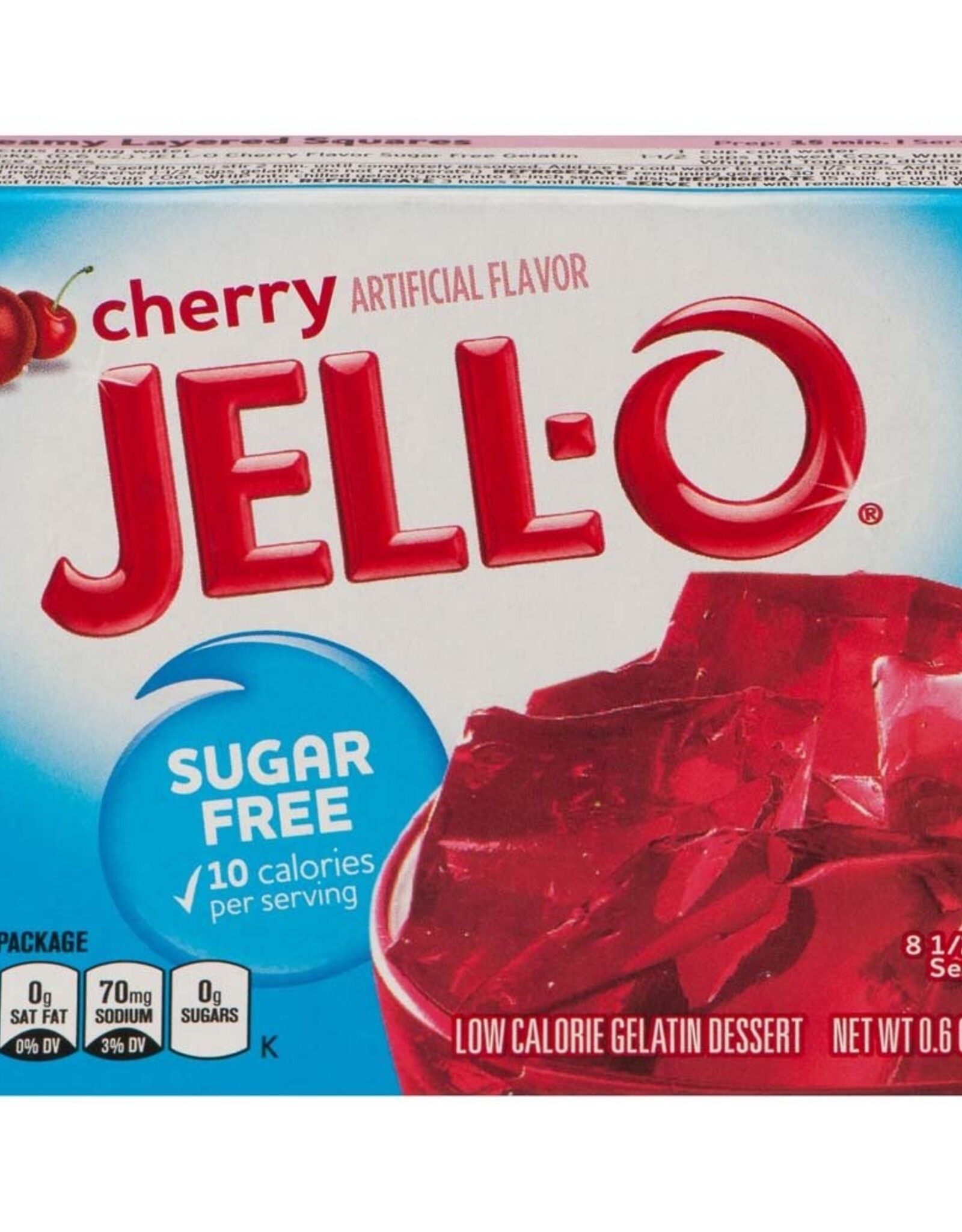 Jello Jello Gelatin Mix Cherry 17g