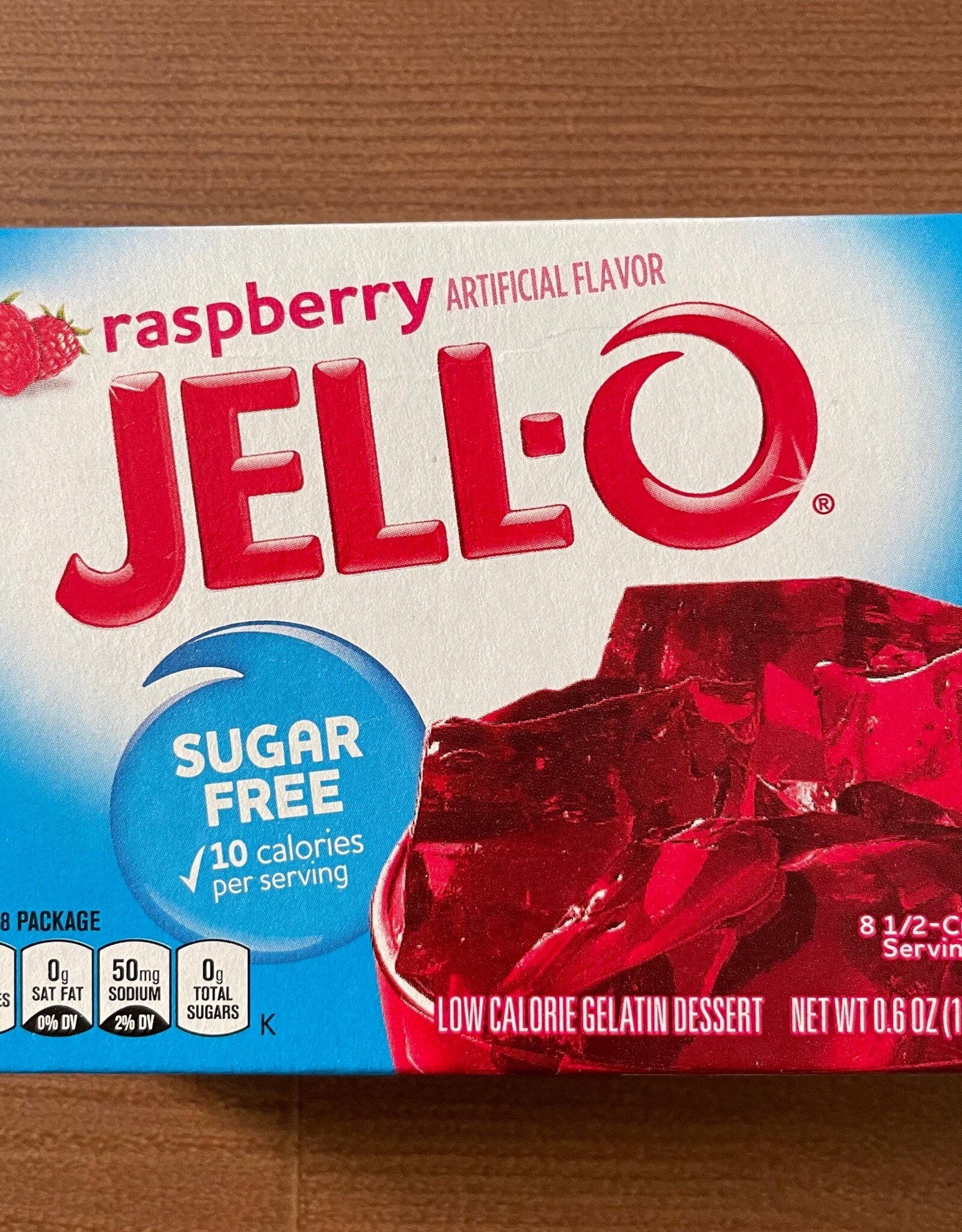 Jello Jello Gelatin Mix Raspberry 17g