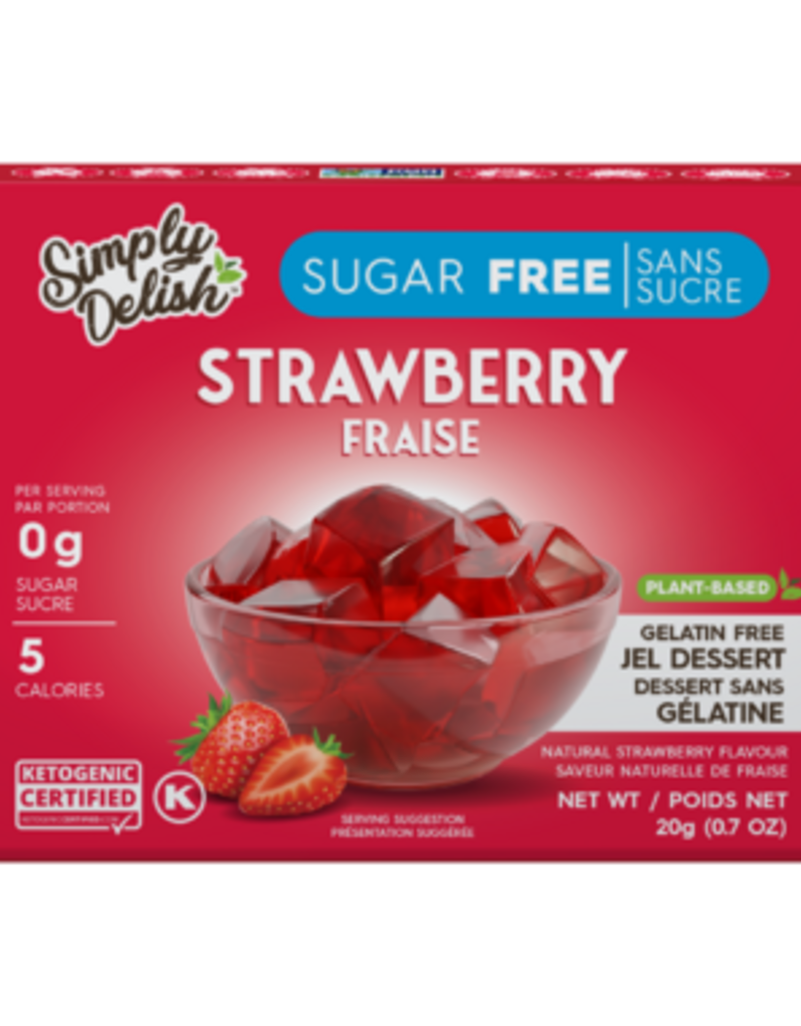 Simply Delish Simply Delish Jello Strawberry