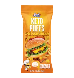Snack House Singles Cheeseburger Puffs 22g