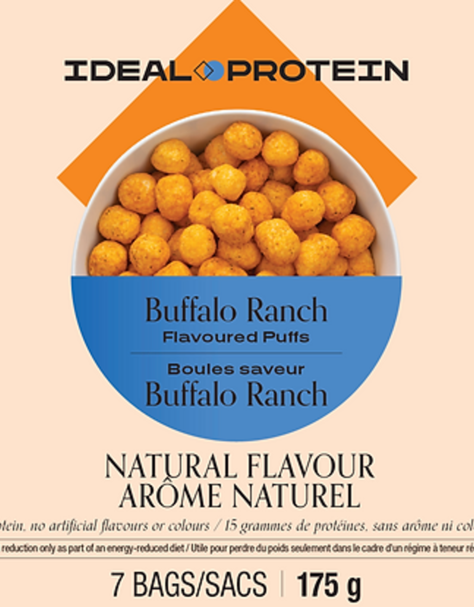 Ideal Protein Buffalo Ranch Puffs 7pk