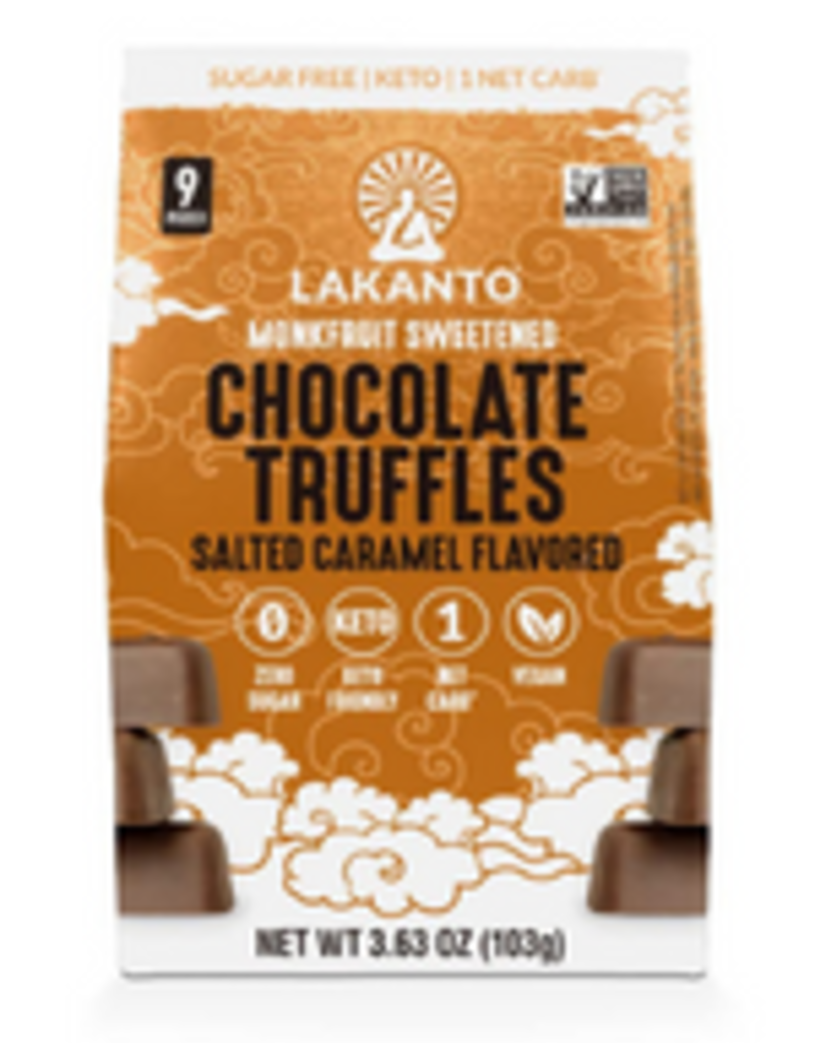 Lakanto Chocolate Truffles Salted Caramel