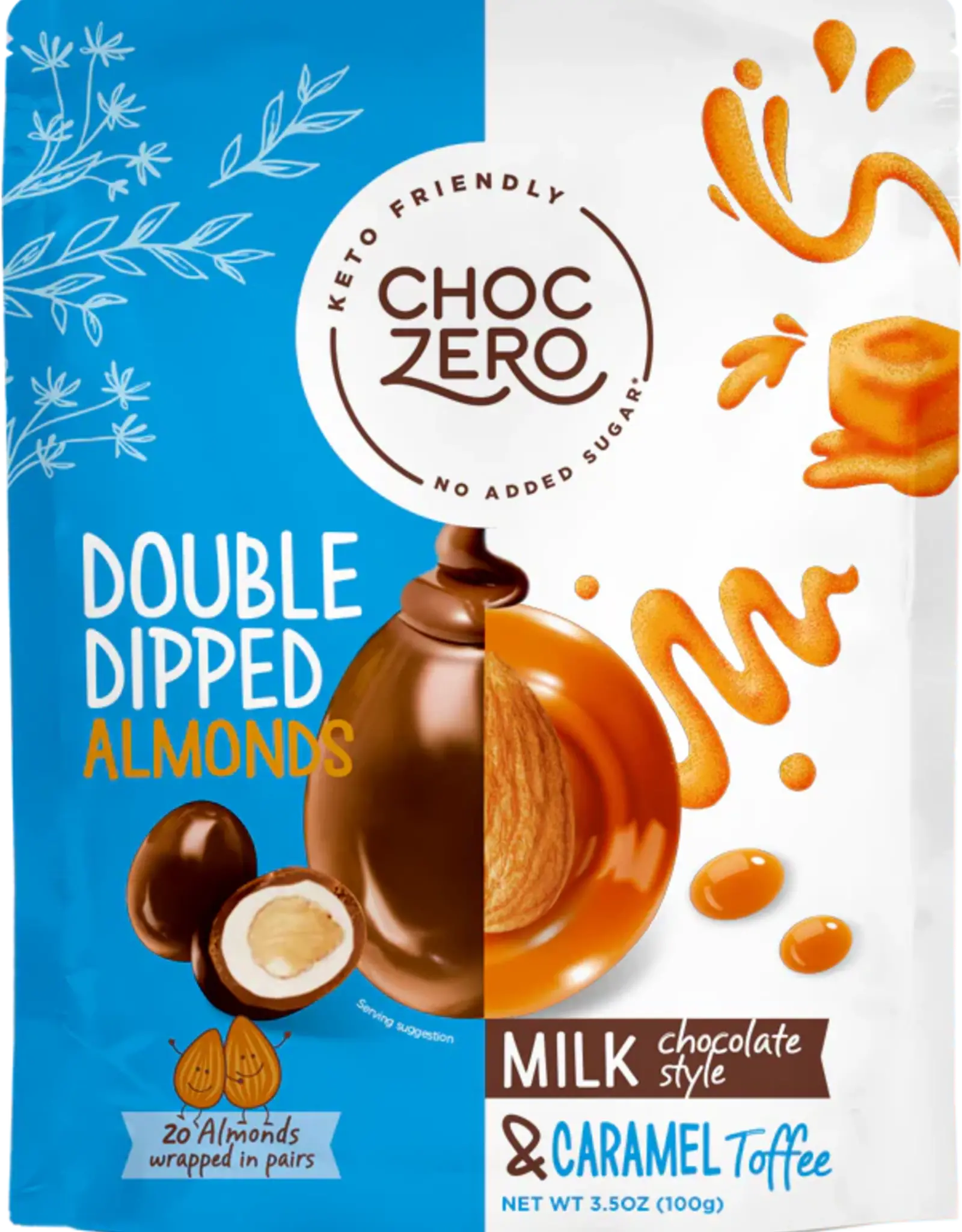 Choc Zero ChocZero Double Dipped Almonds - Toffee