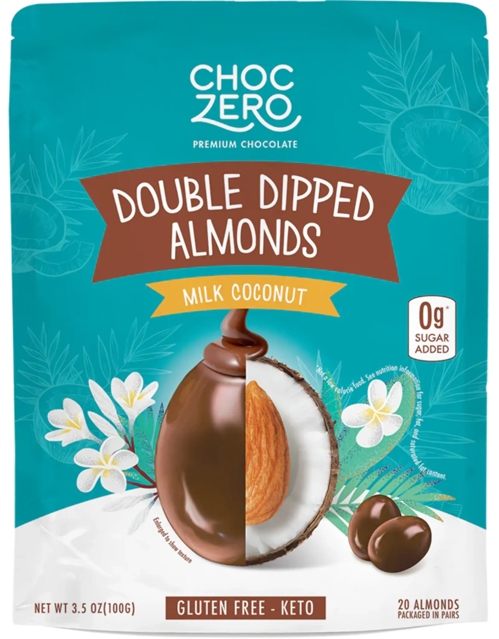 Choc Zero ChocZero Double Dipped Almonds - Coconut