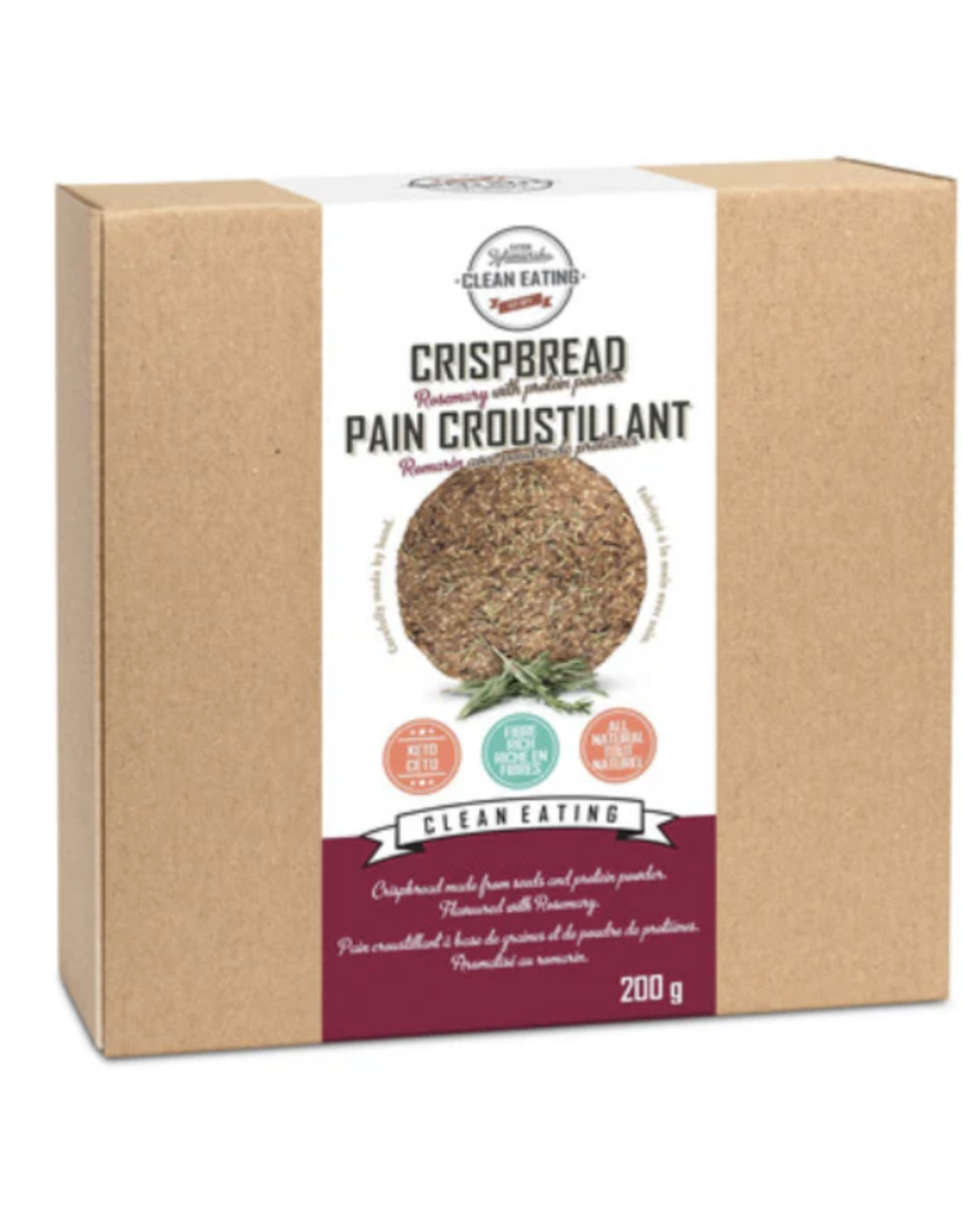 Clean Eating Crispbread Rosemary