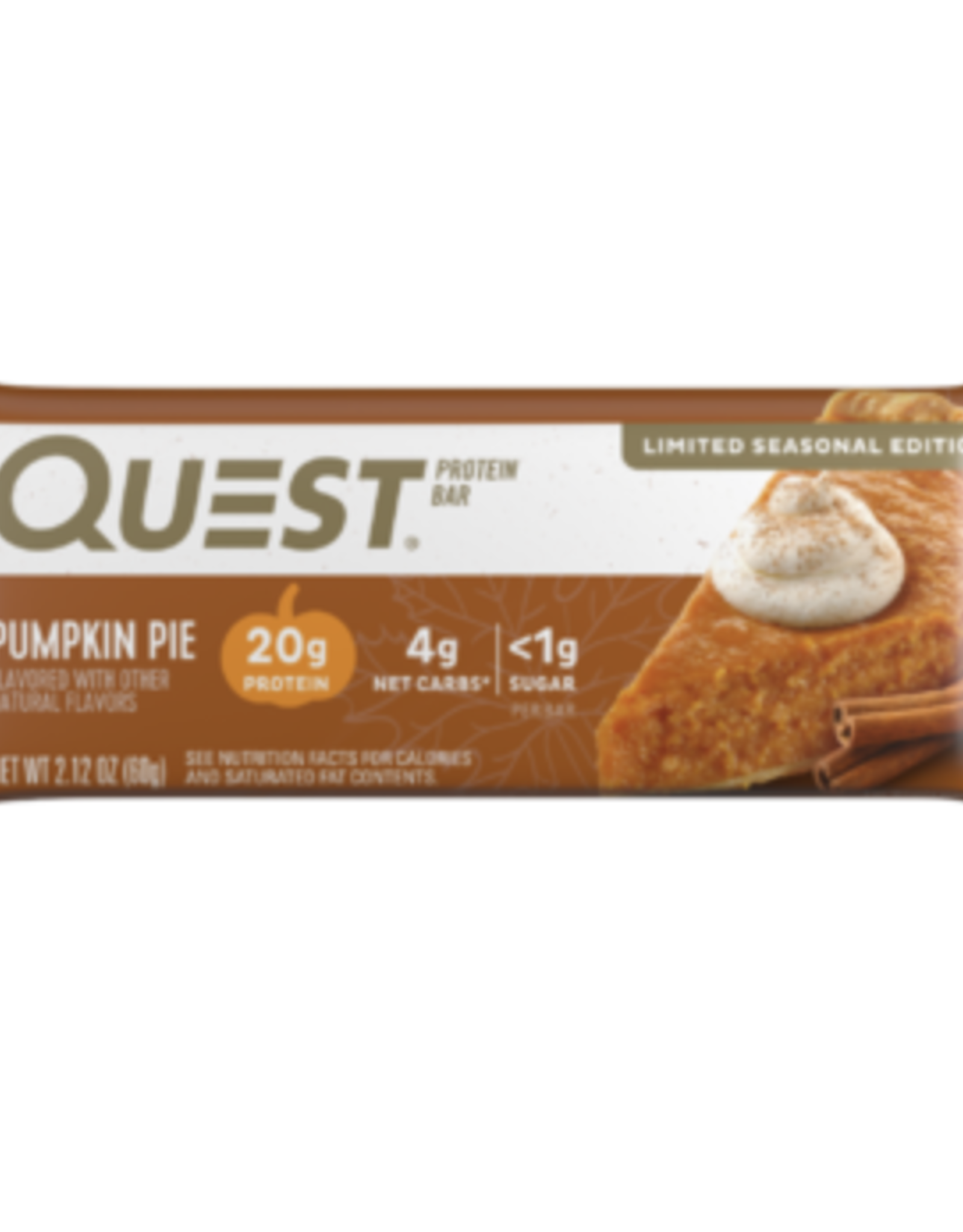 Quest Quest Bar Pumpkin Pie