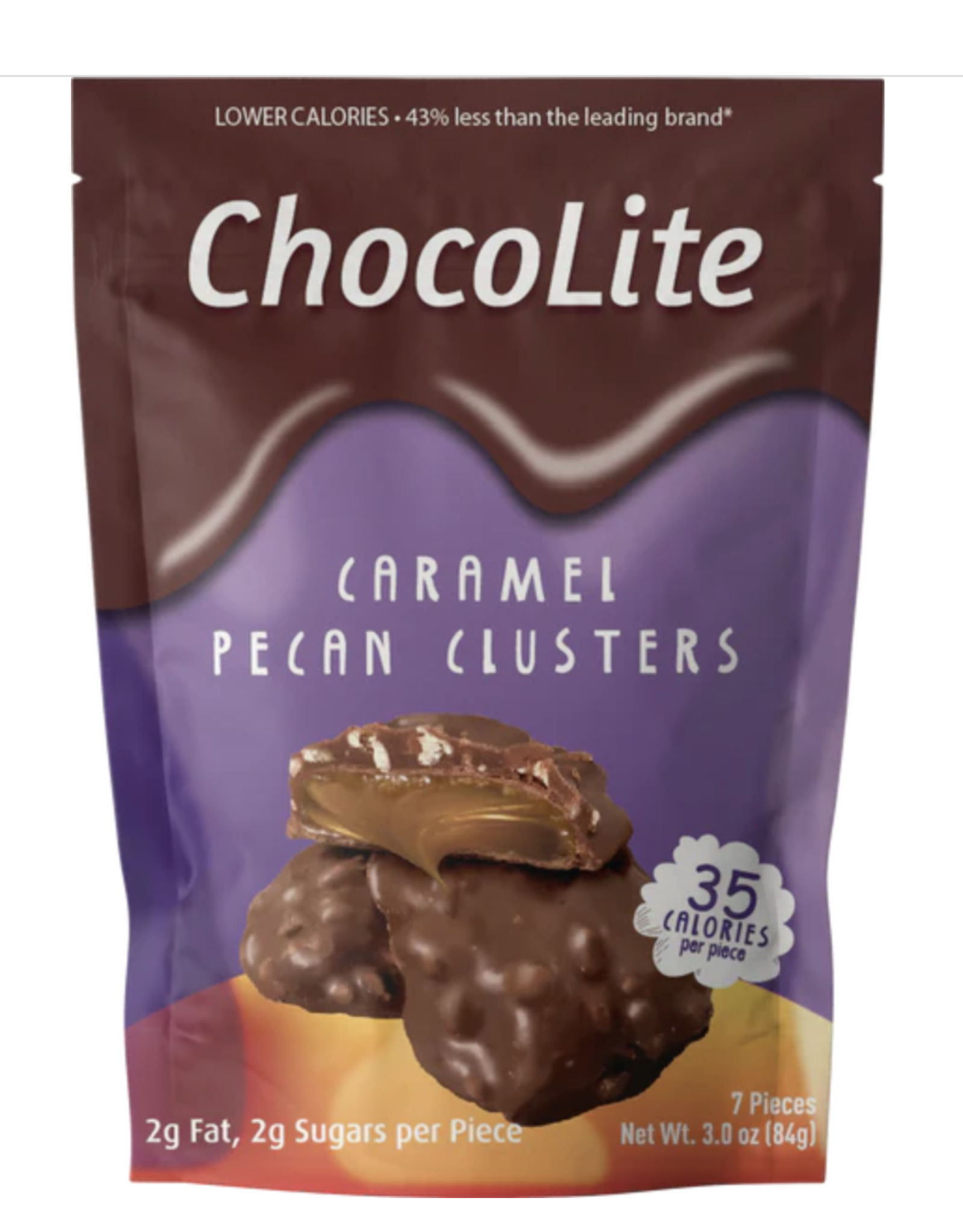ChocoLite  Caramel Pecan Cluster Pouch