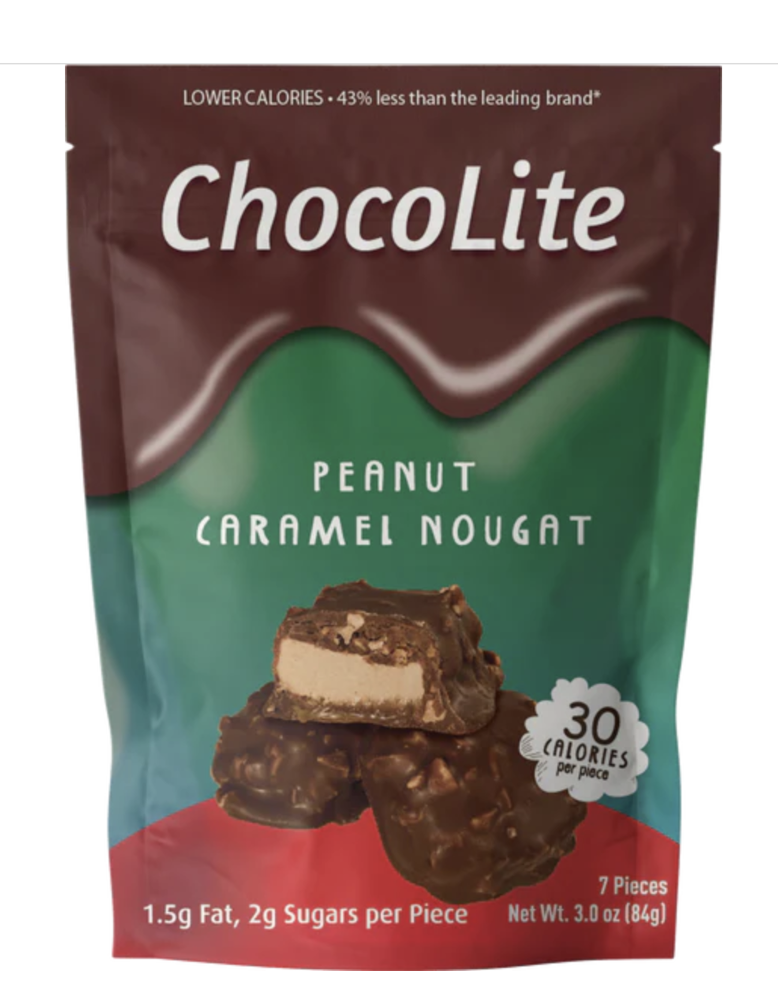 ChocoLite  Peanut Caramel Nougat Pouch