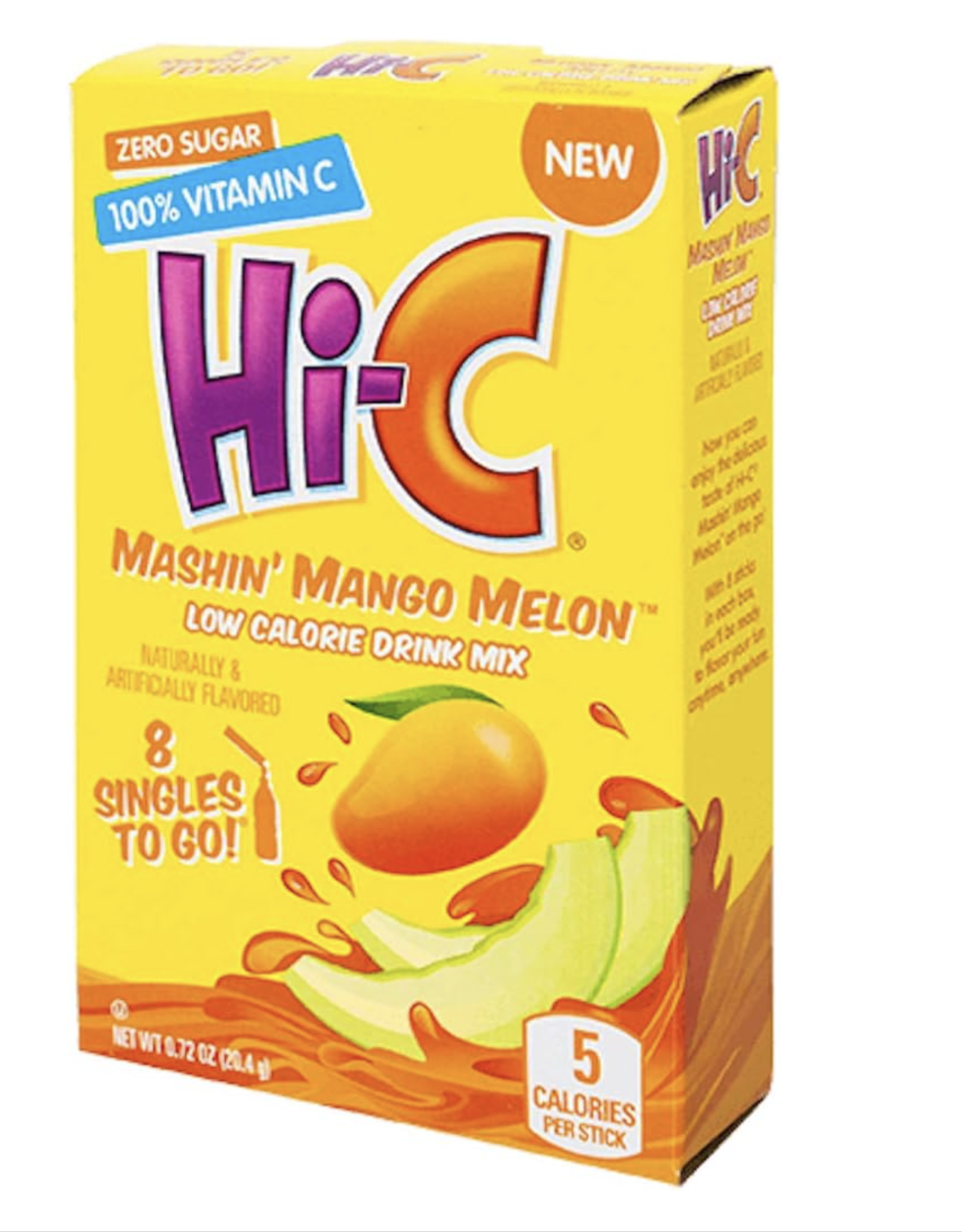 Hi-C Mango Melon Drink Mix 8 pk