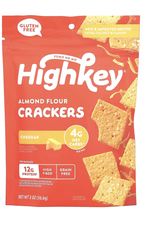High Key Almond Flour Crackers - Cheddar 56g