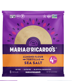 Maria & Ricardo's Almond Flour Tortilla (6) Sea Salt