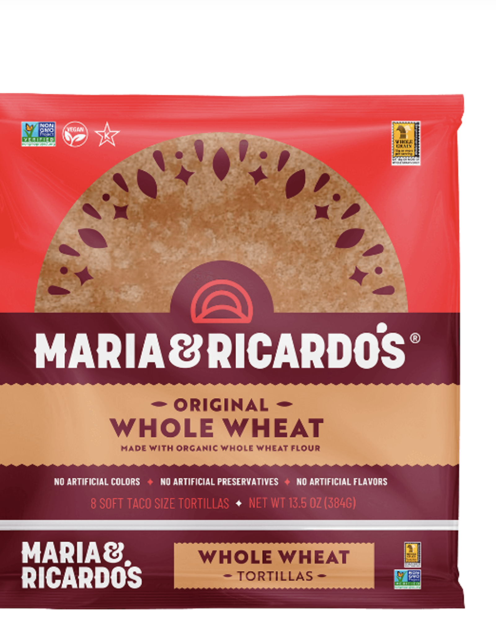Maria & Ricardo's Whole Wheat Plus Tortilla (8)
