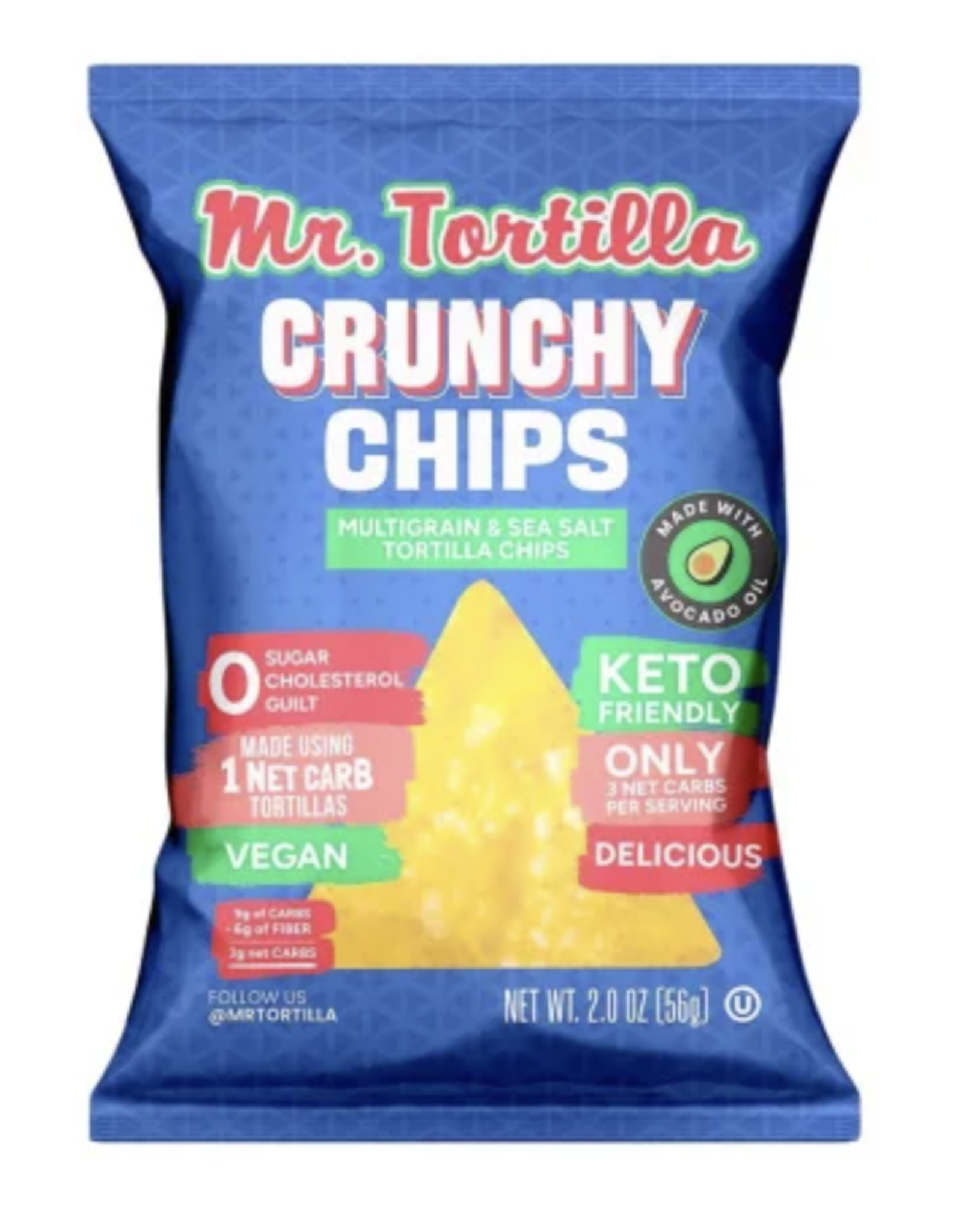 Mr Tortilla Chips - Sea Salt 56g