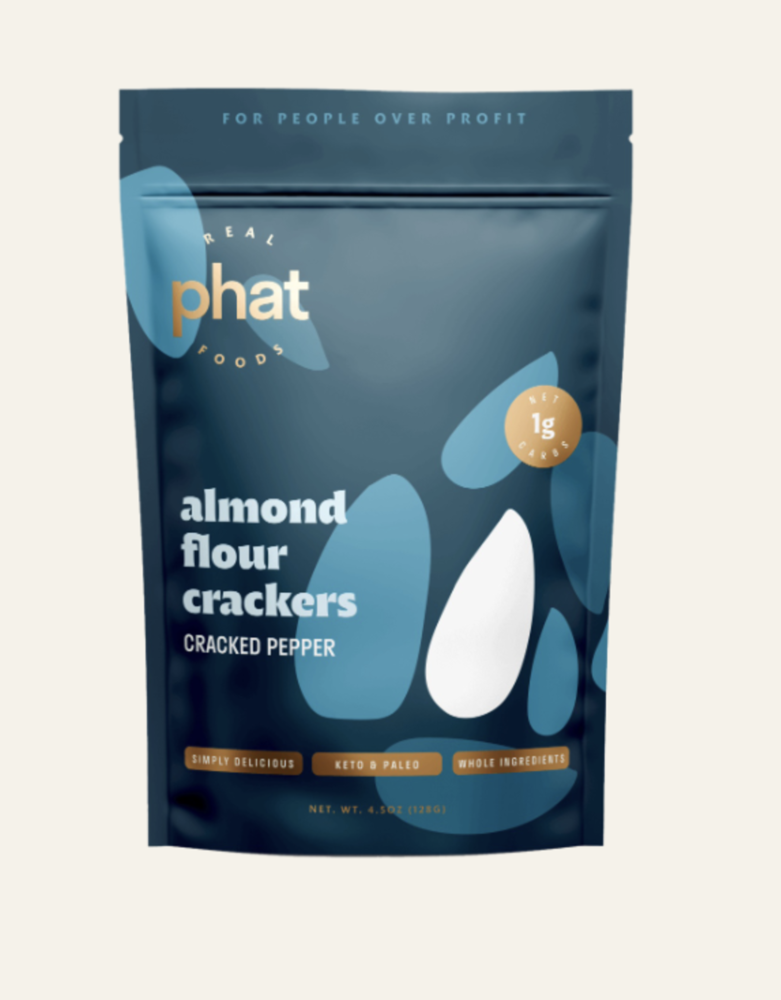 Real Phat Almond Cracker - Cracked Pepper