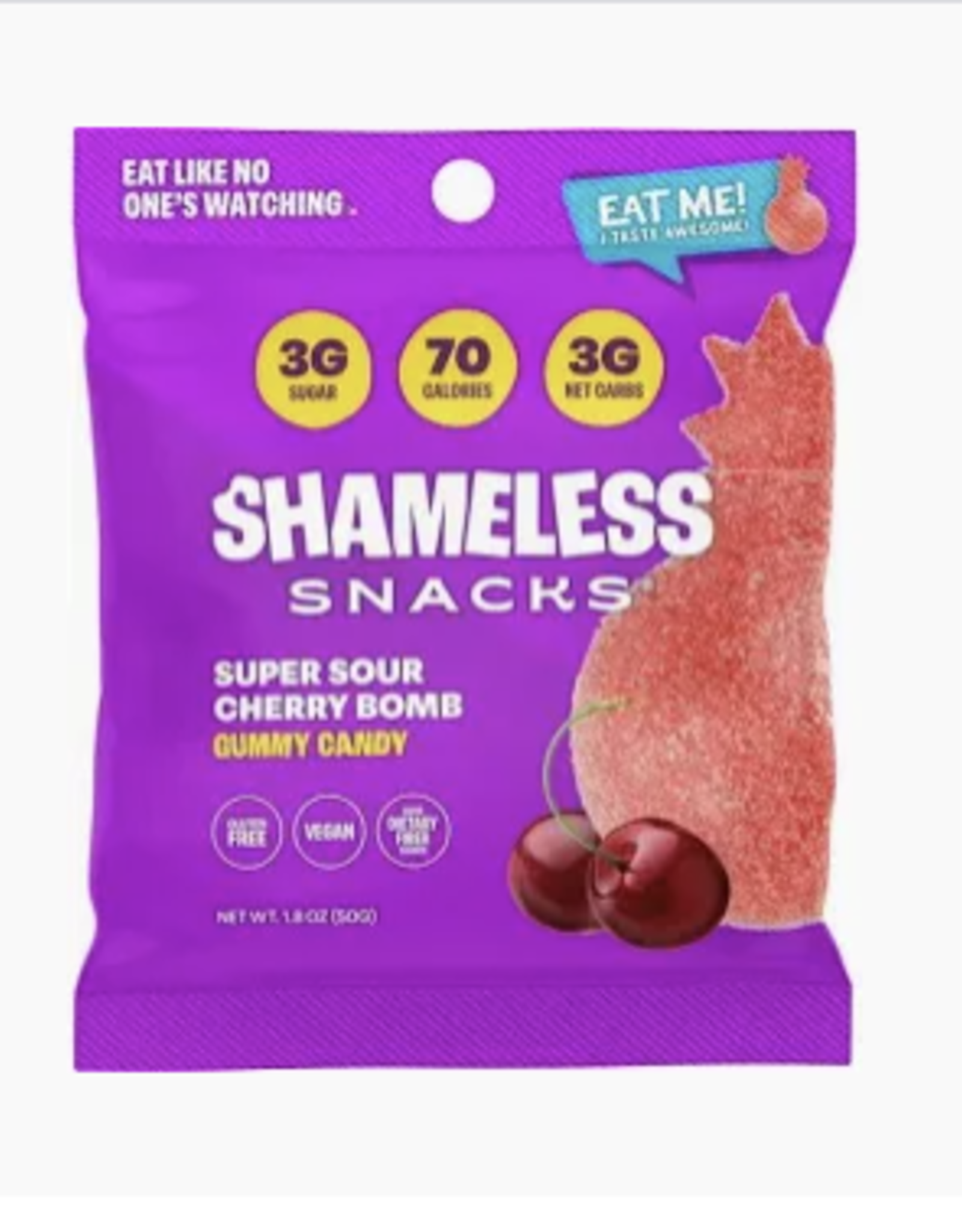 Shameless Gummies - Super Sour Cherry Bombs