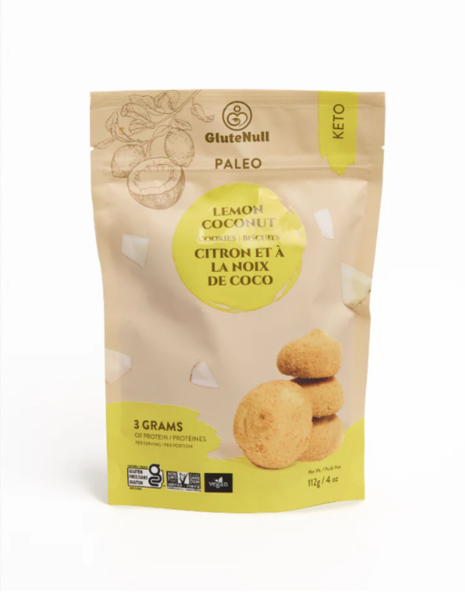 Glutenull Lemon Coconut Cookies 112g