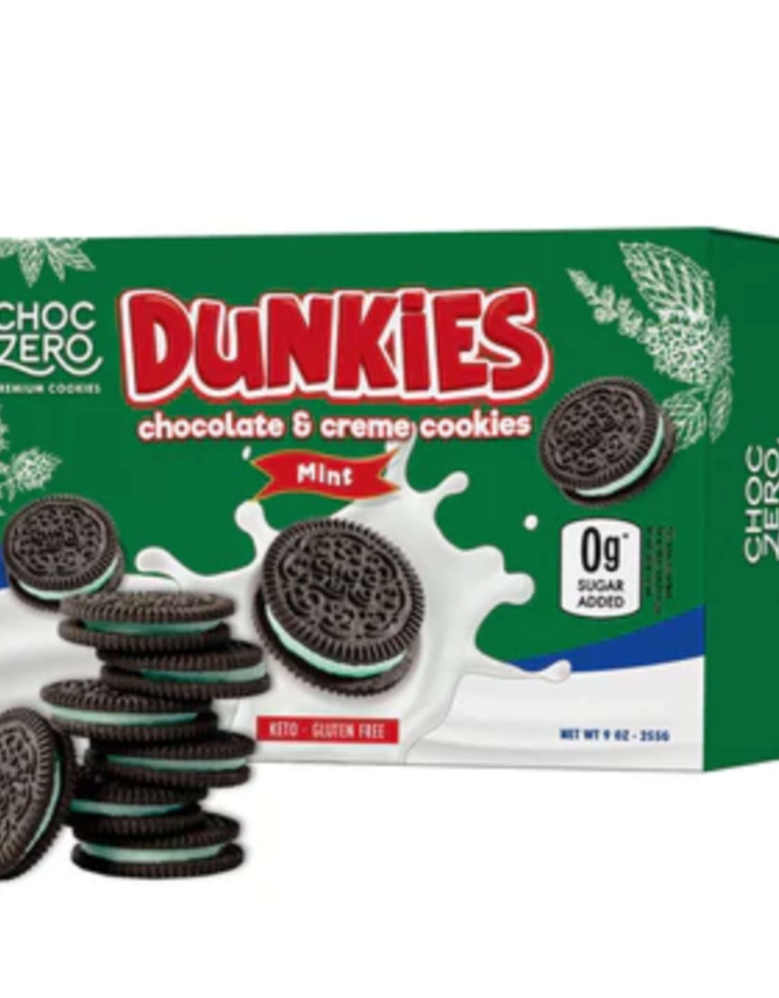Choc Zero ChocZero Dunkies Mint Sandwich Cookies