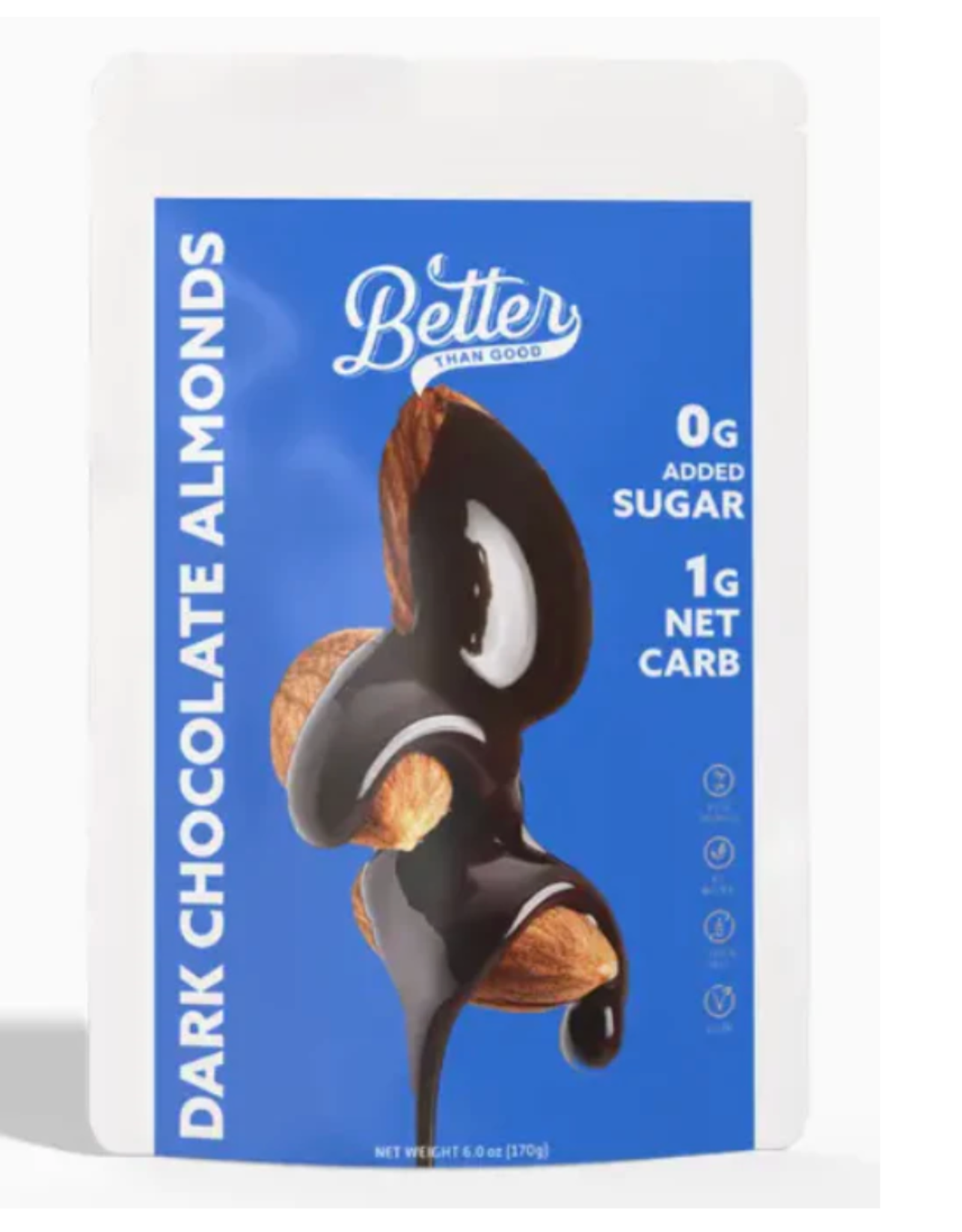Better Than Good Dark Choc Covered Almonds 170g