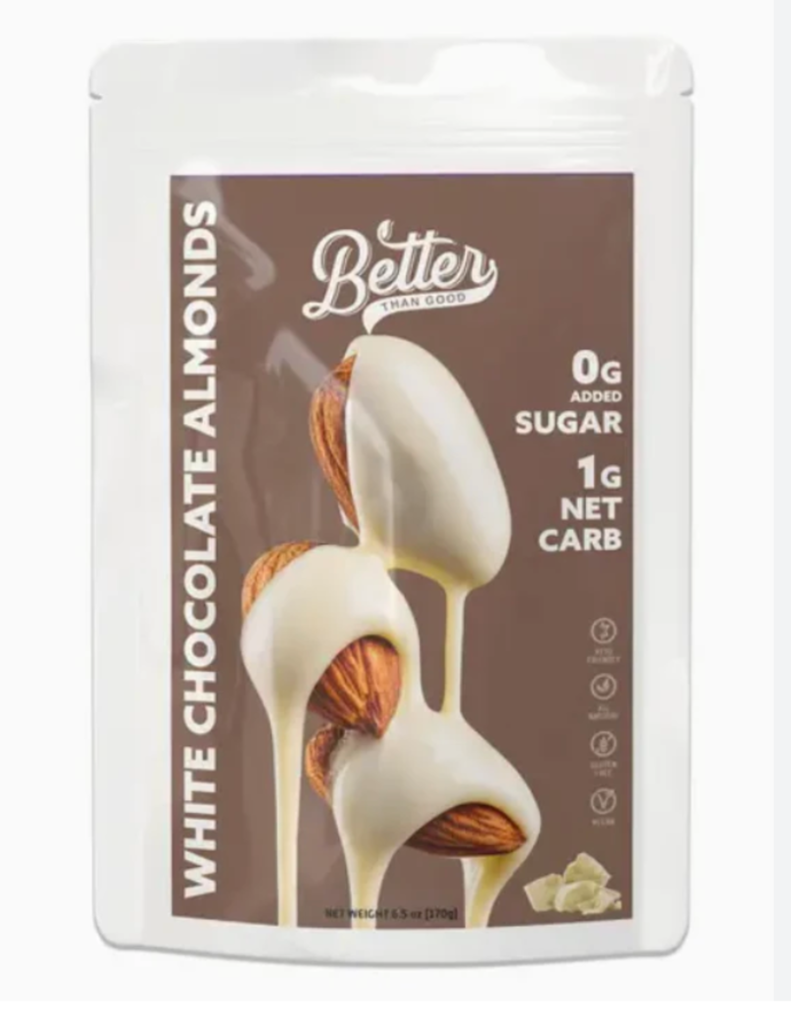 Better than Good Better Than Good White Choc Covered Almonds 170g