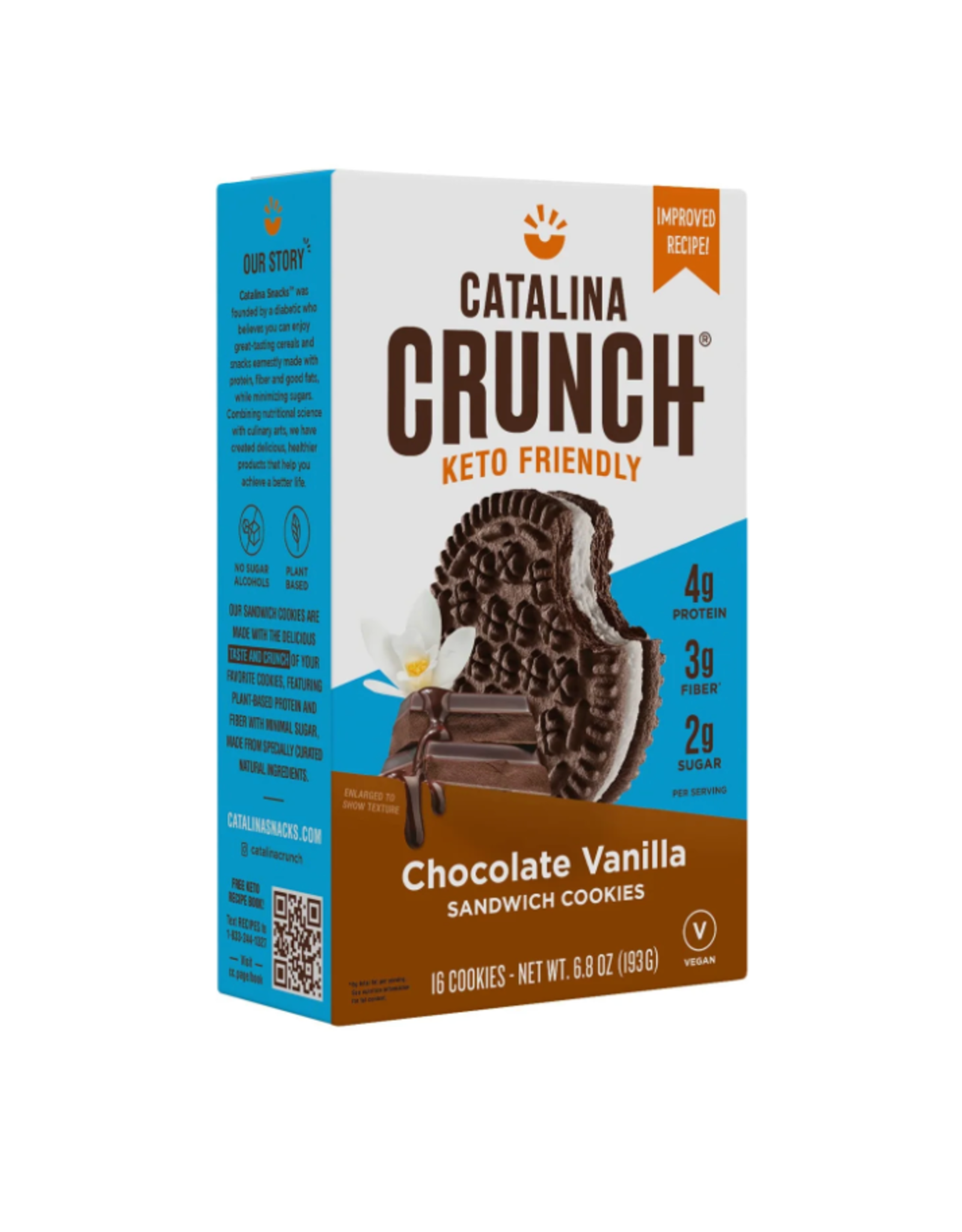 Catalina Crunch Catalina Crunch Sandwich Cookies Chocolate Vanilla