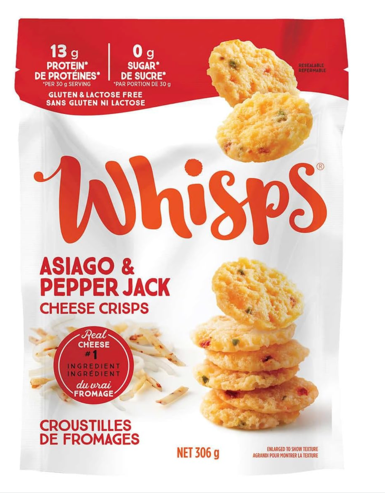 Cello Whisps Asiago Pep Jack
