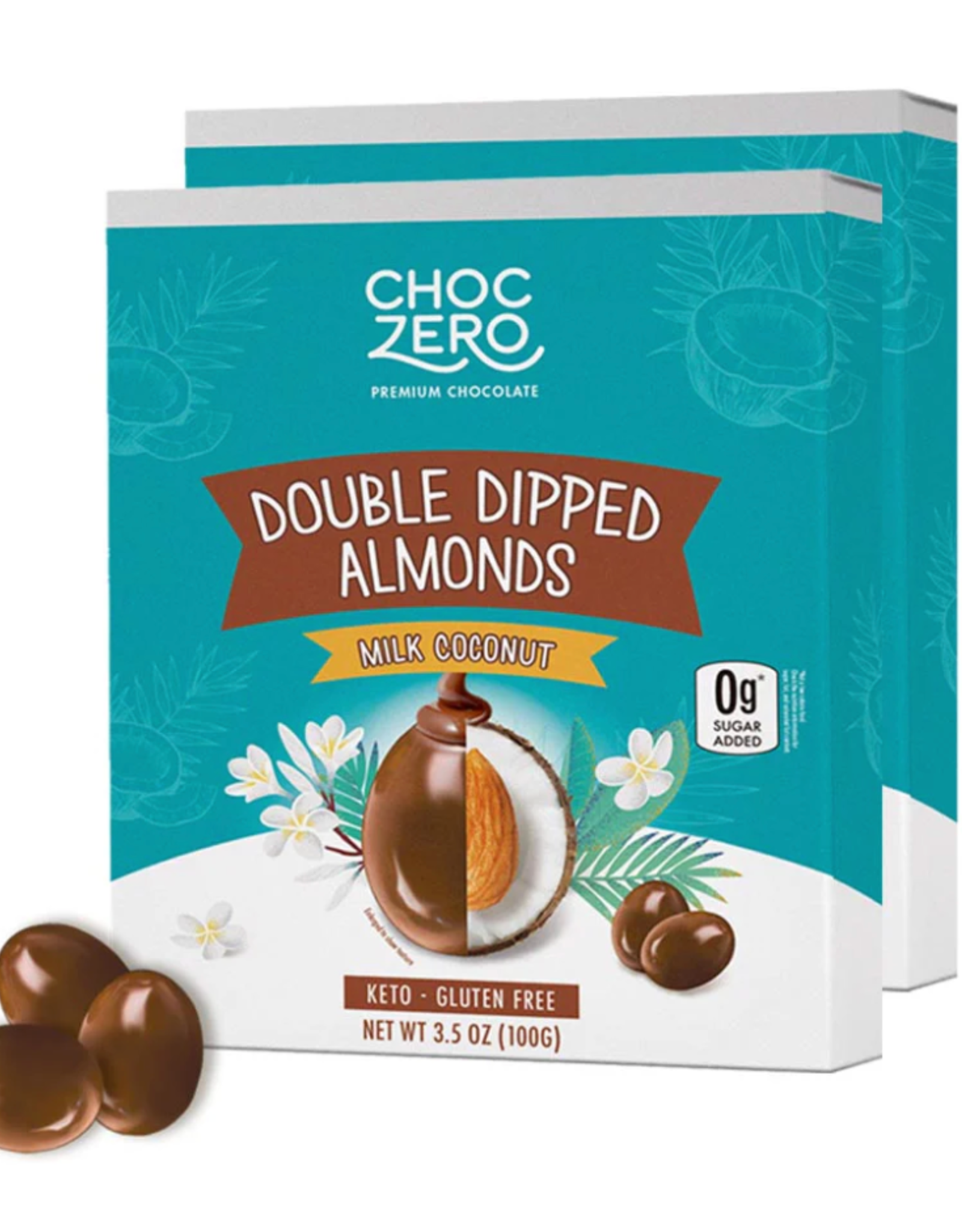 Choc Zero ChocZero Double Dipped Almonds - Coconut