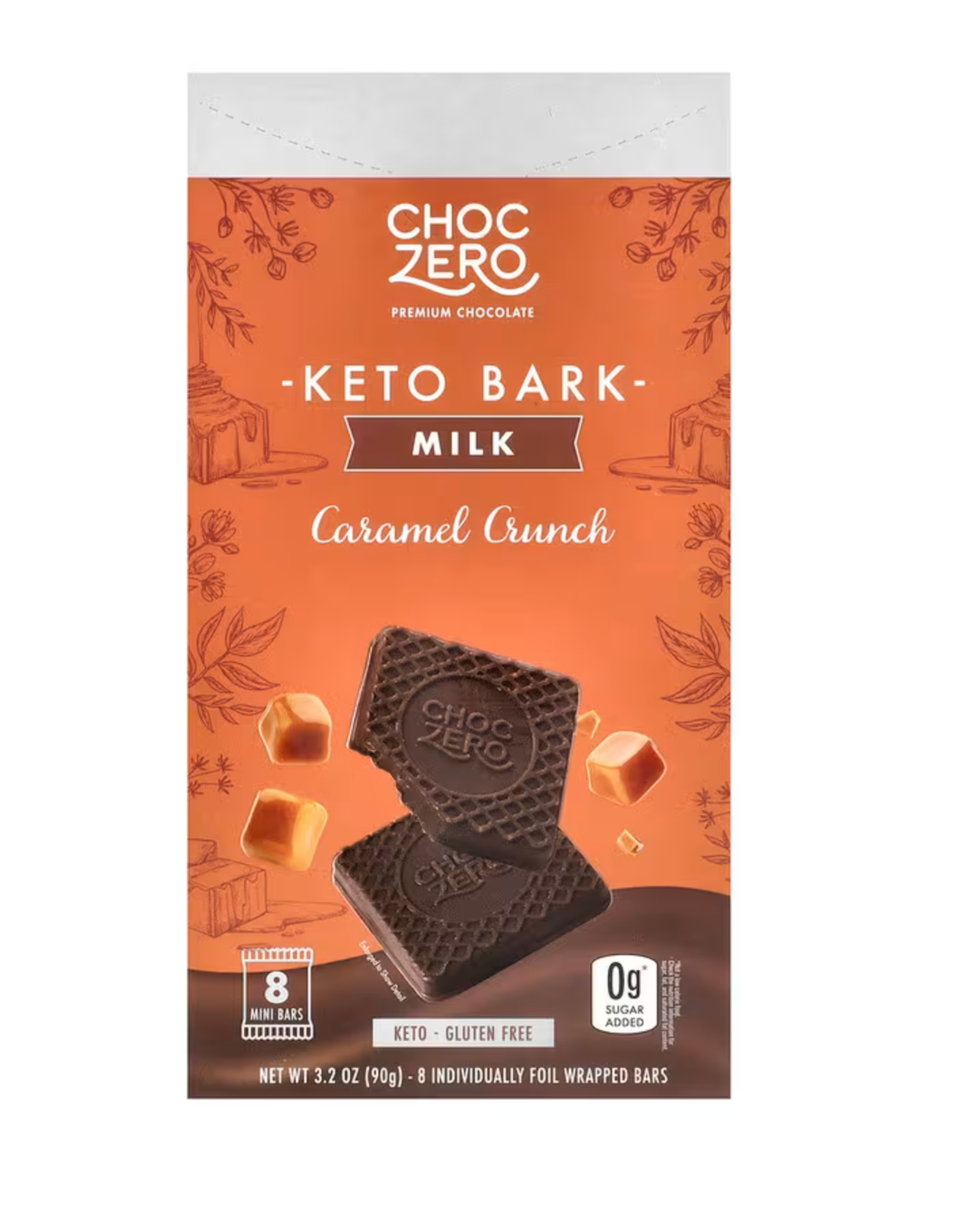 Choc Zero ChocZero Keto Bark MILK Caramel Crunch