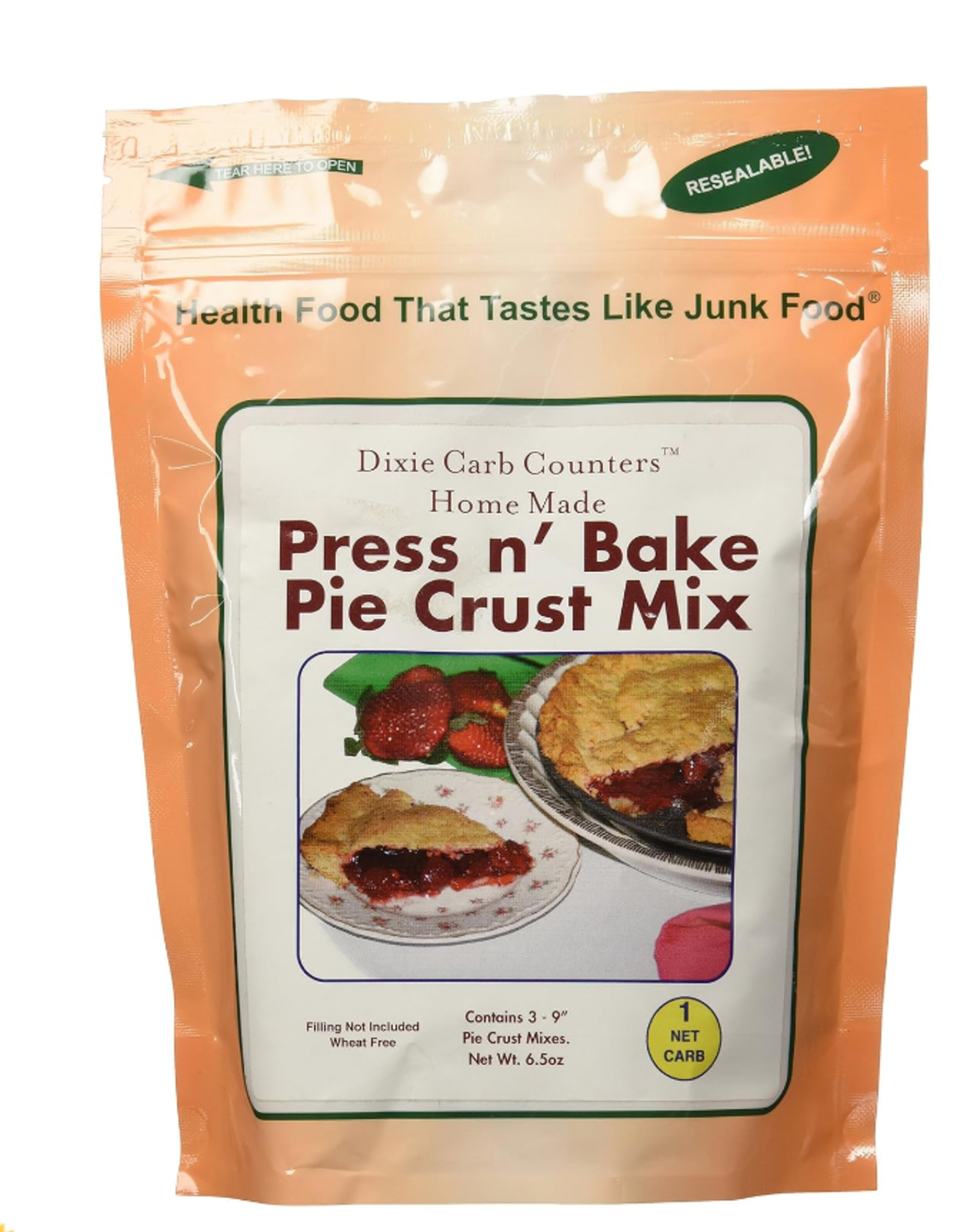 Dixie Carb Counters Press N Bake Pie Crust