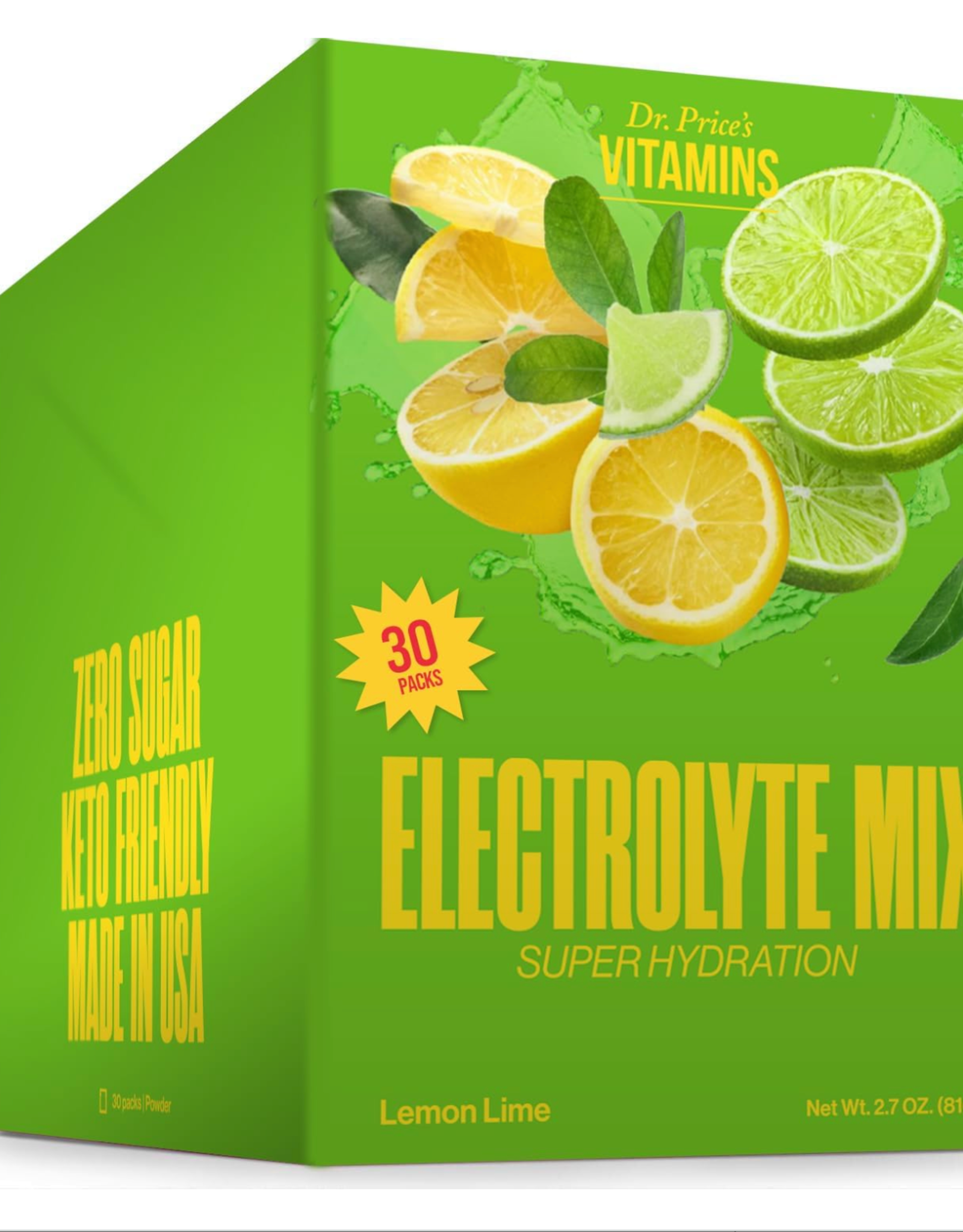 Dr. Price Electrolytes Lemon Lime 30pk