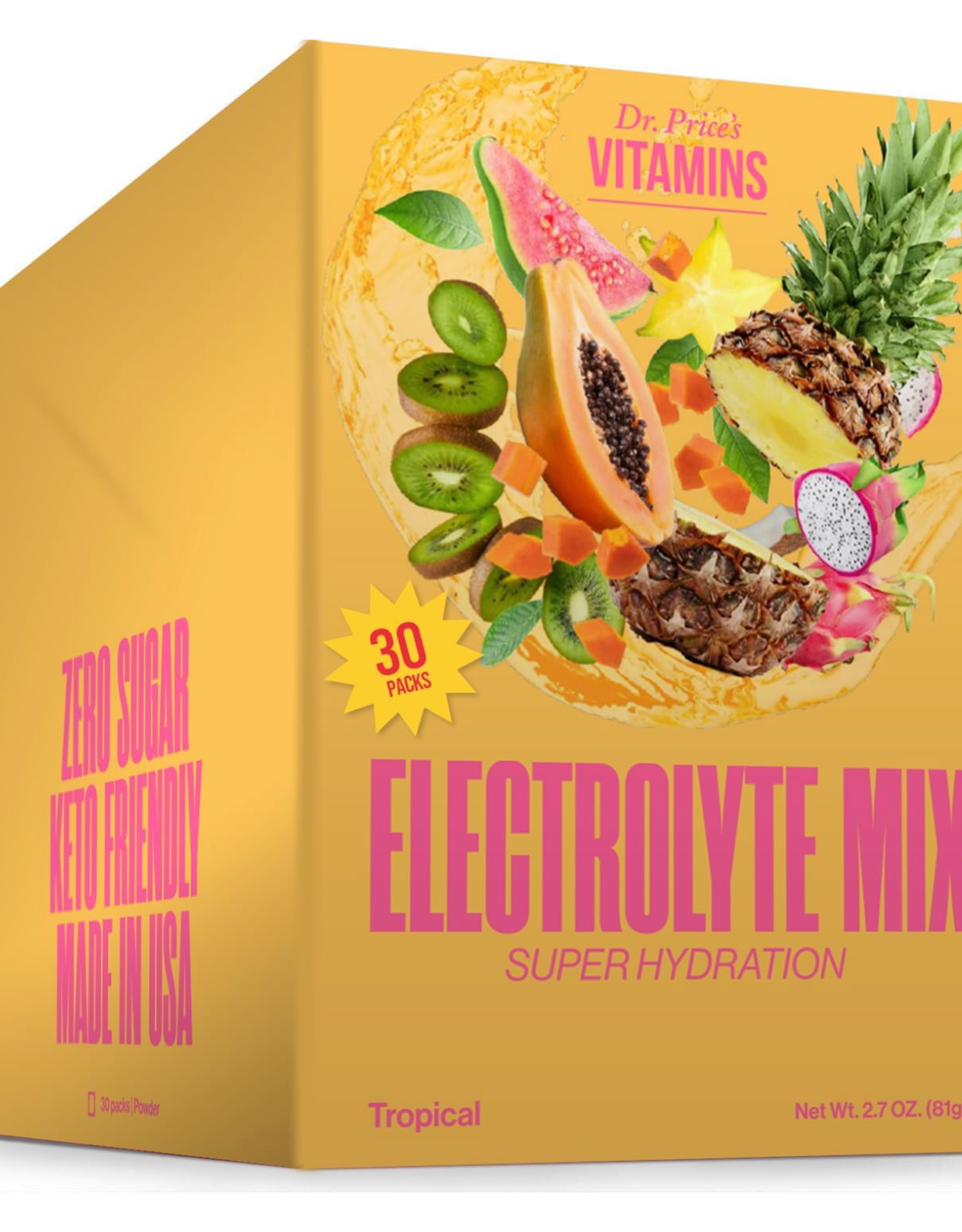 Dr. Price Electrolytes Tropical 30pk