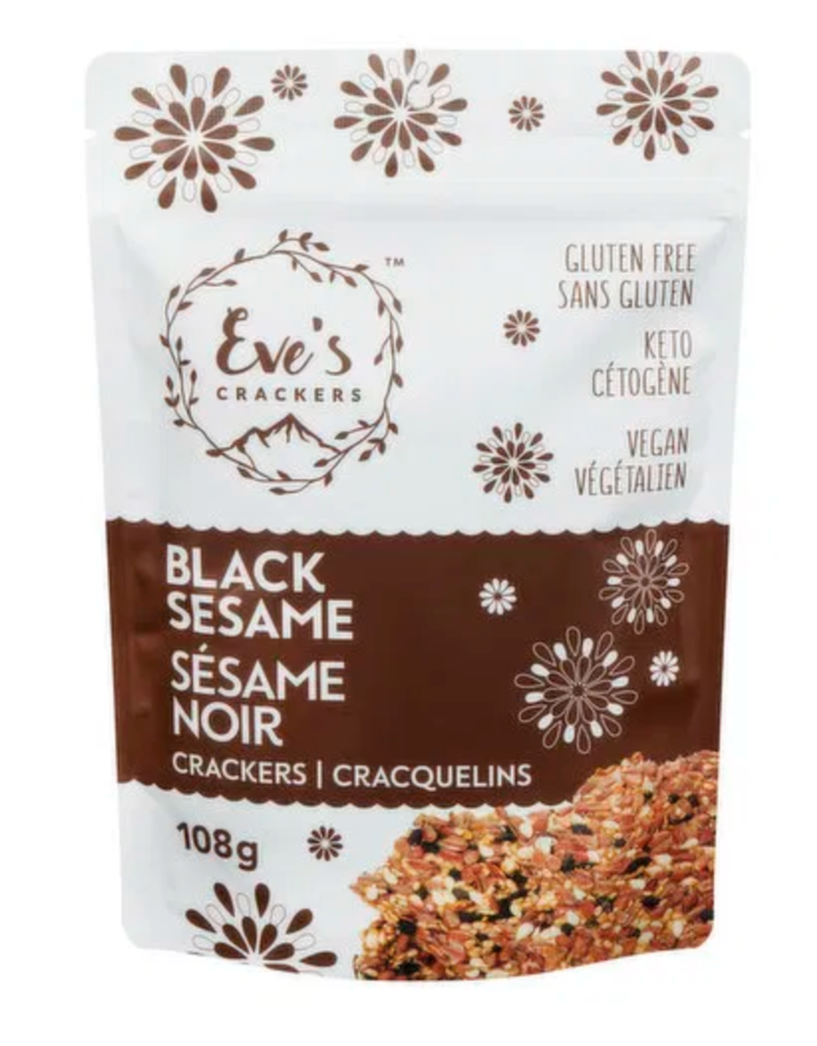 Eve's Black Sesame cracker