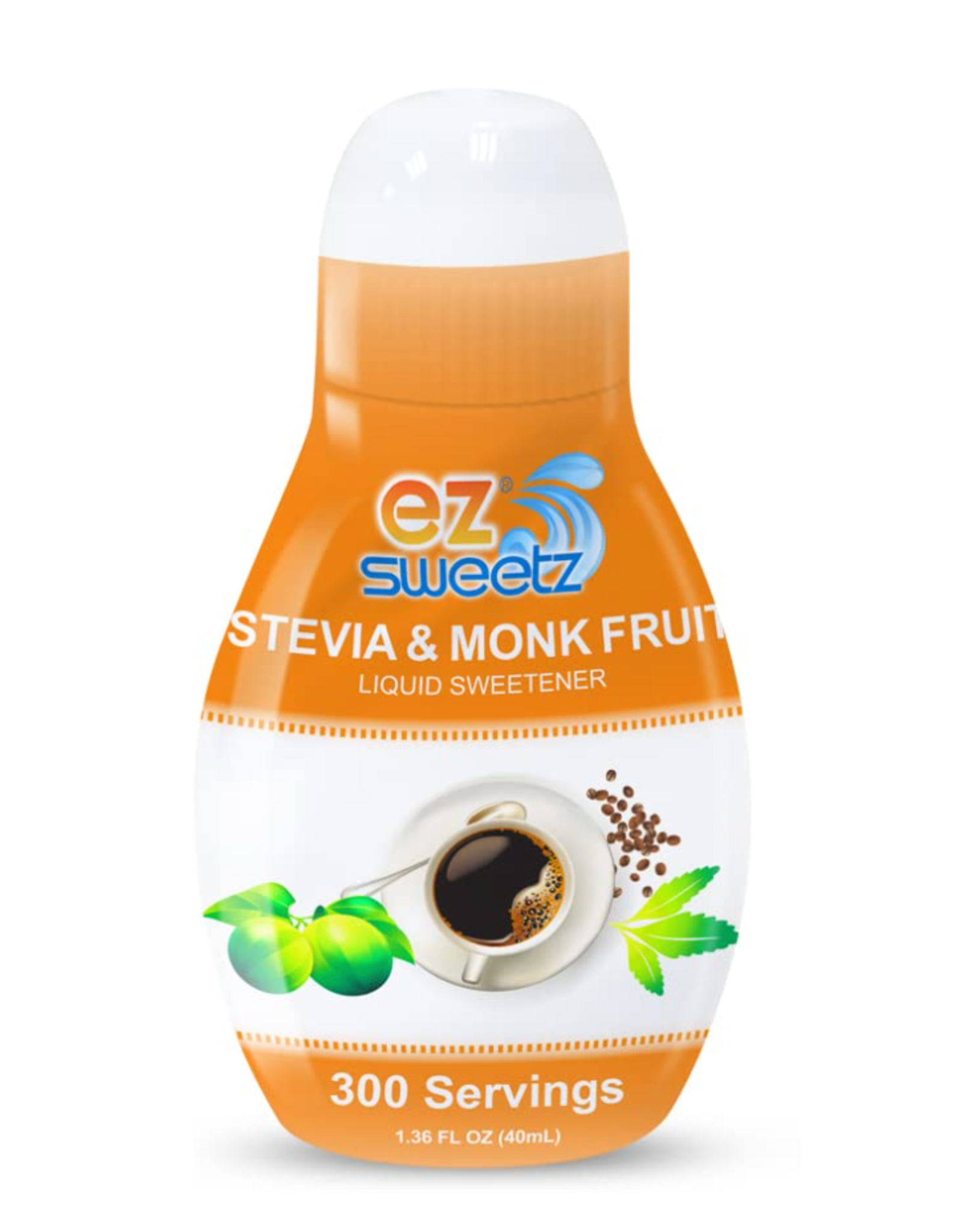 EZ Sweetz Stevia & Monk Fruit 1.36oz  (300 Servings)