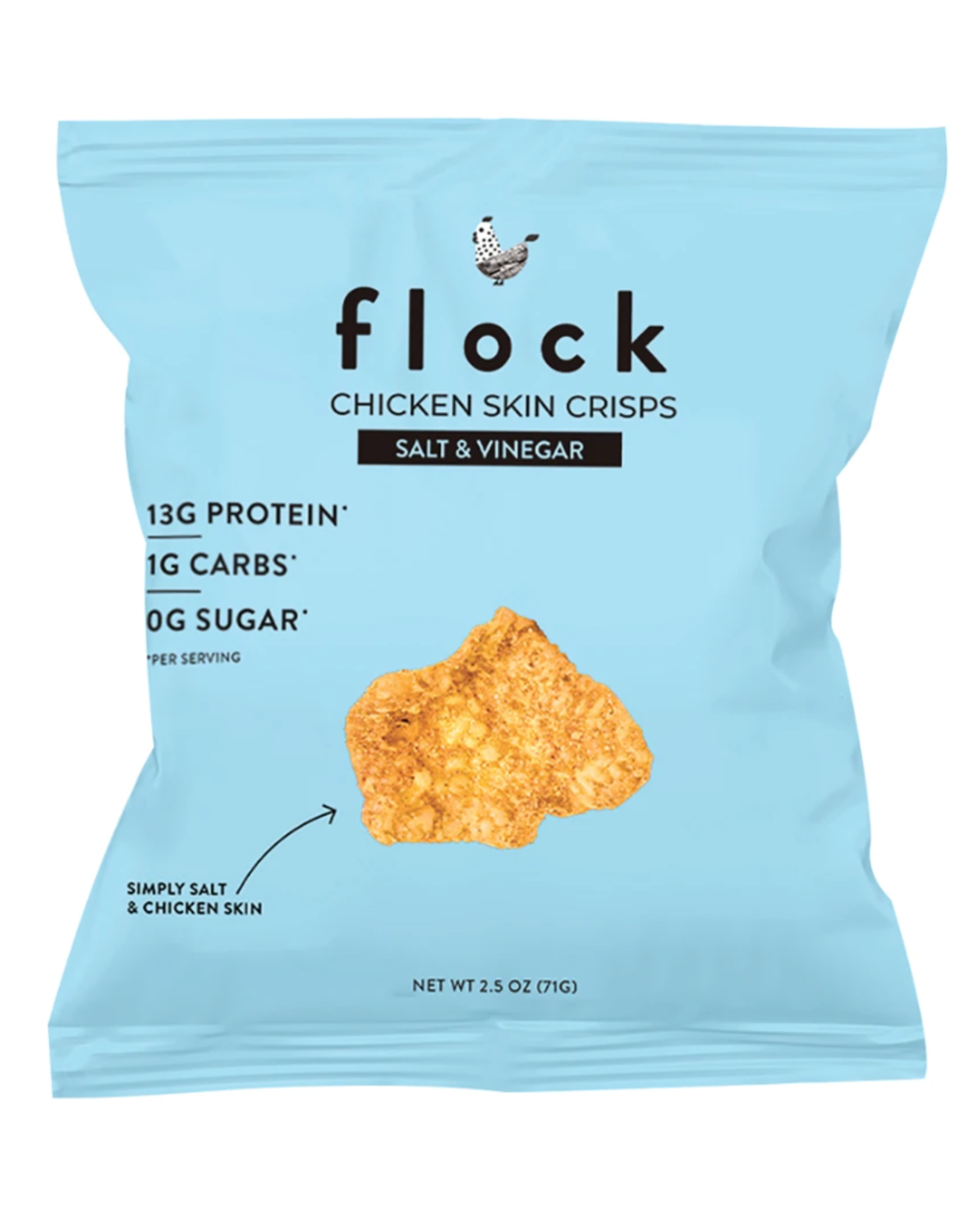 Flock Foods Chicken Chips Salt & Vinegar