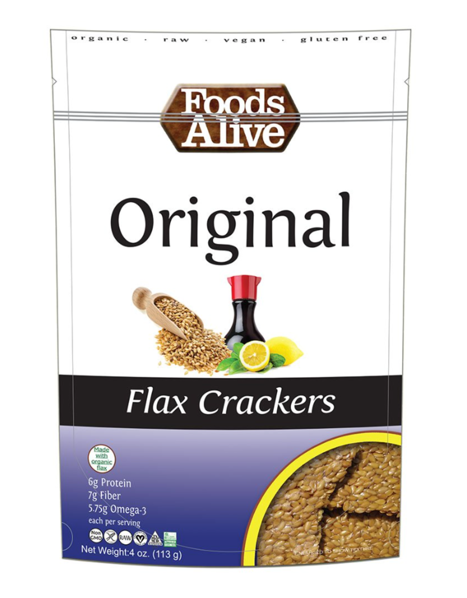 Foods Alive Original Flax Crackers