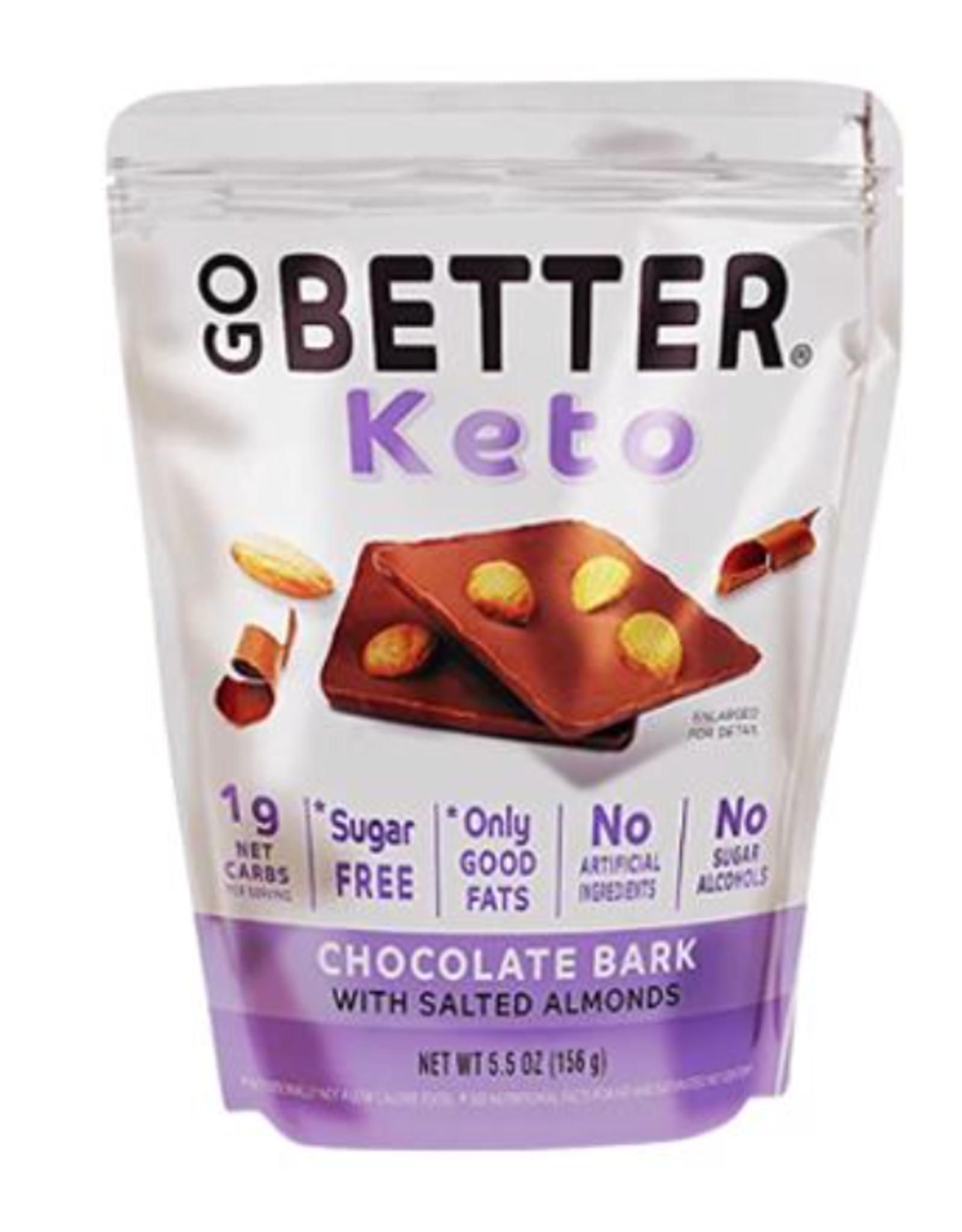 Go Better Keto Bark Milk Salted Almond