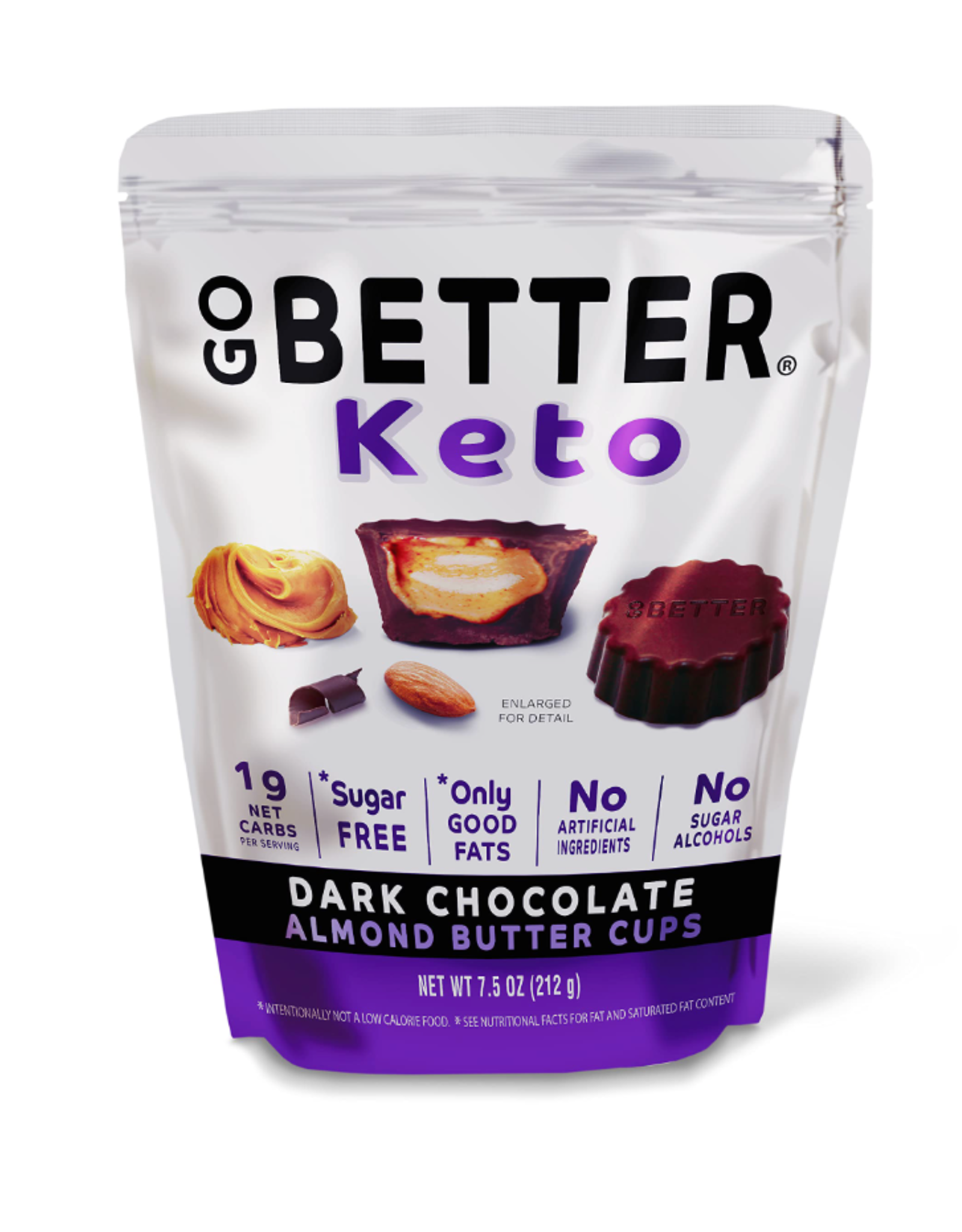 Go Better Keto Bark Milk Salted Caramel Cups