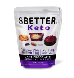 Go Better Keto Bark Milk Salted Caramel Cups