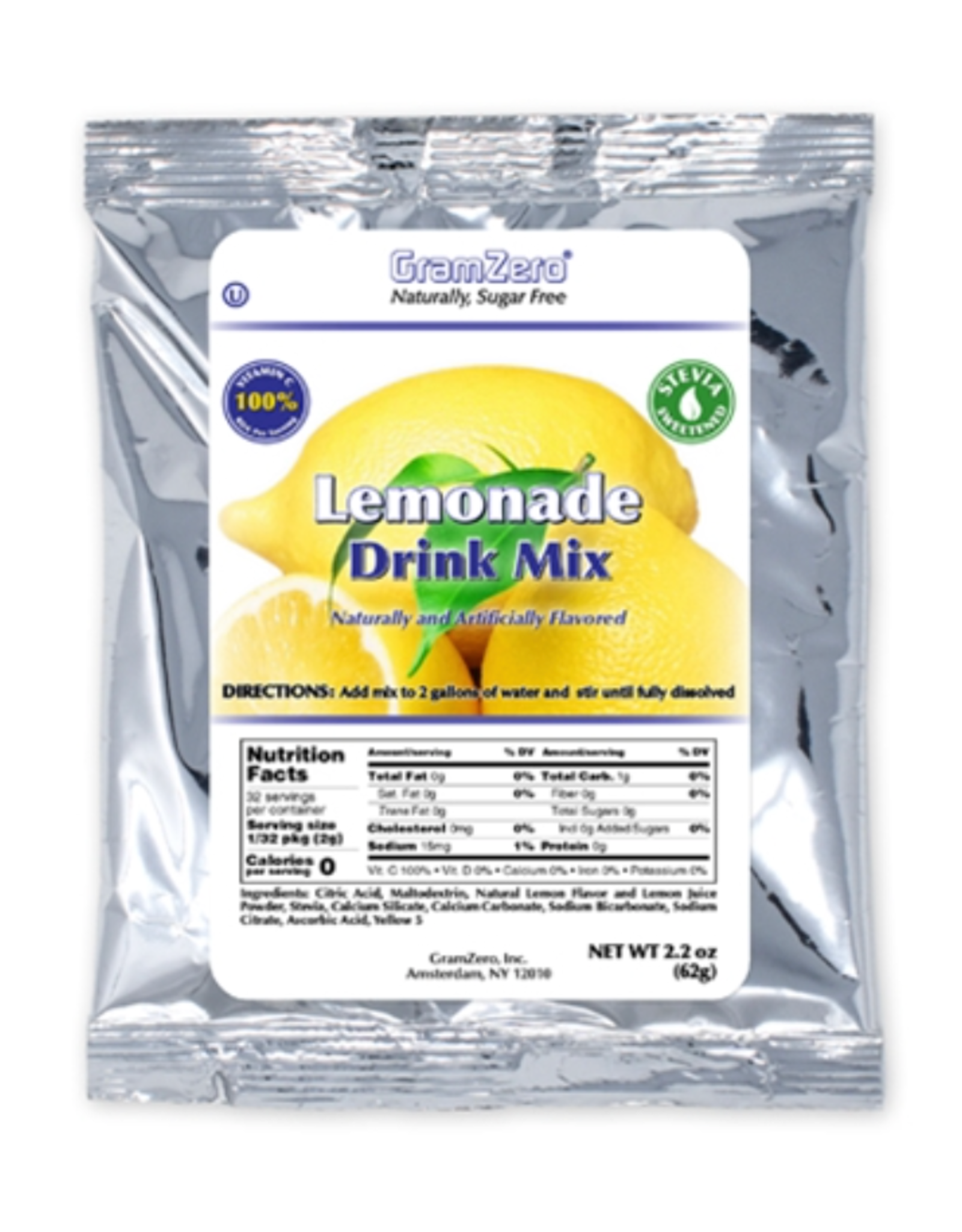 Gram Zero Drink Lemonade Mix